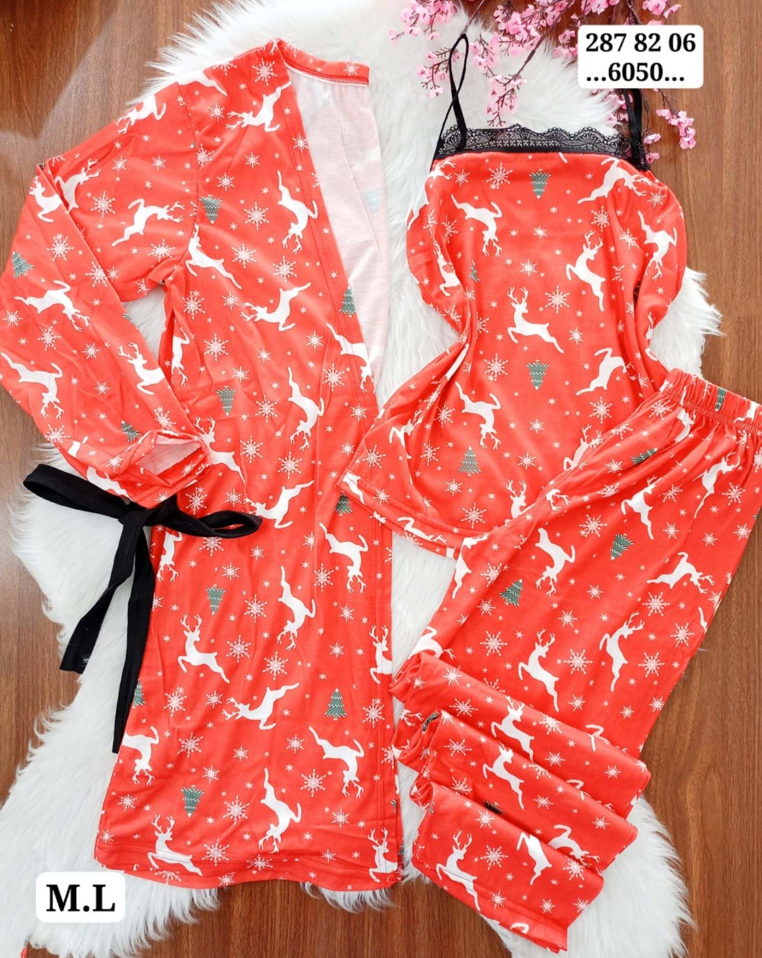 بيجامة 3 قطع كيمون PS-6050 5