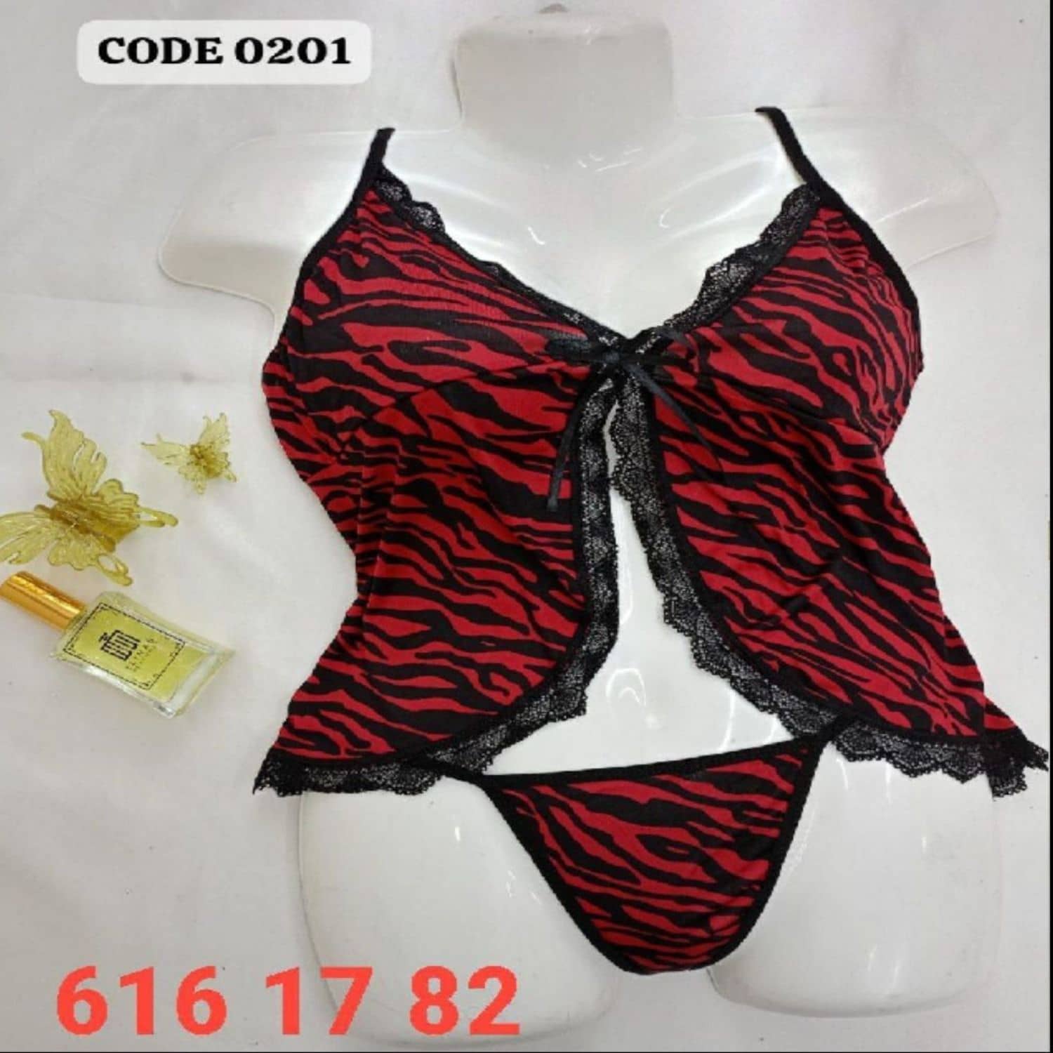 طقم لانجري دانتيل T-0201