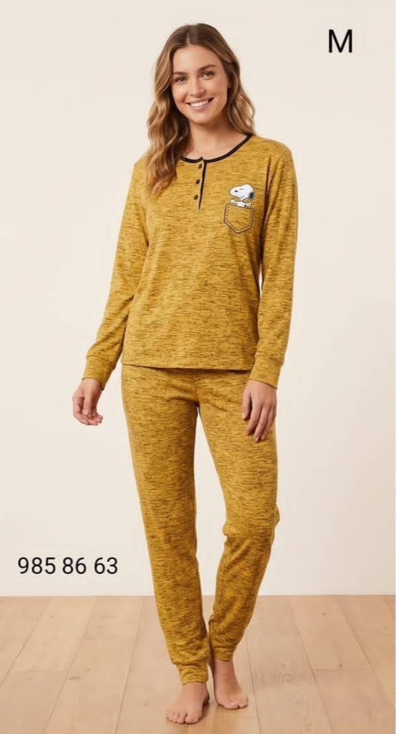 Kışlık Uzun Kollu Pijama P-0900