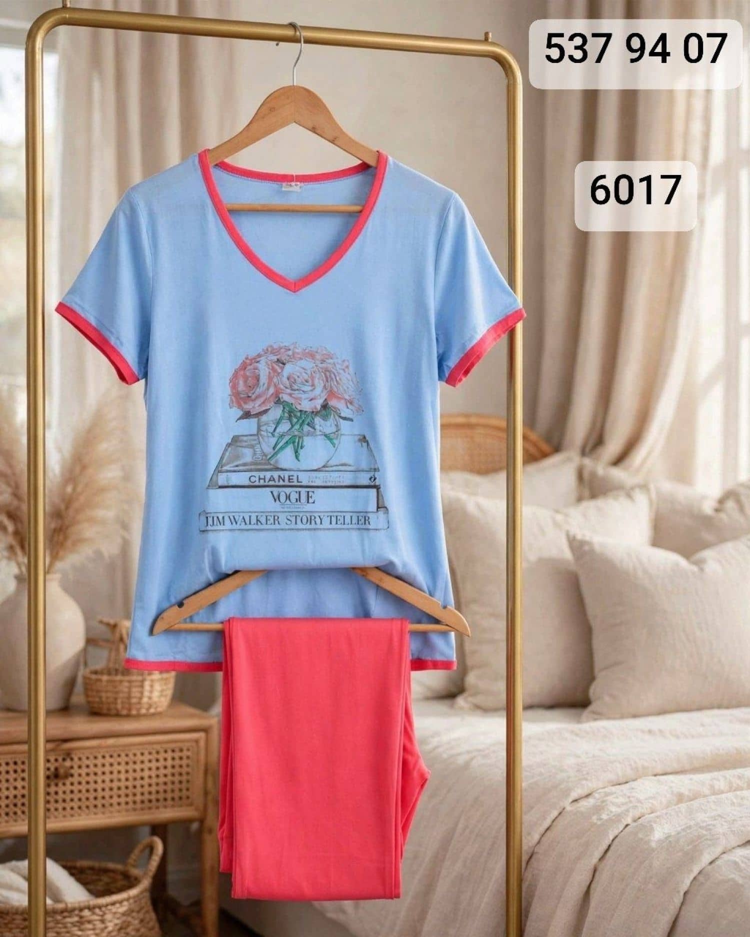 Jumbo Kısa Kollu Pijama BK-6017