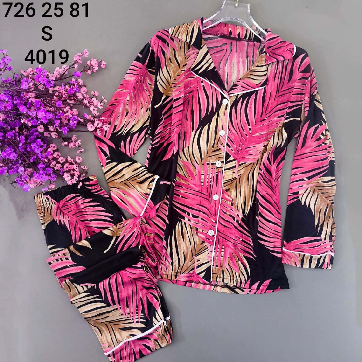 بيجامة كم زرار DP-4019 5