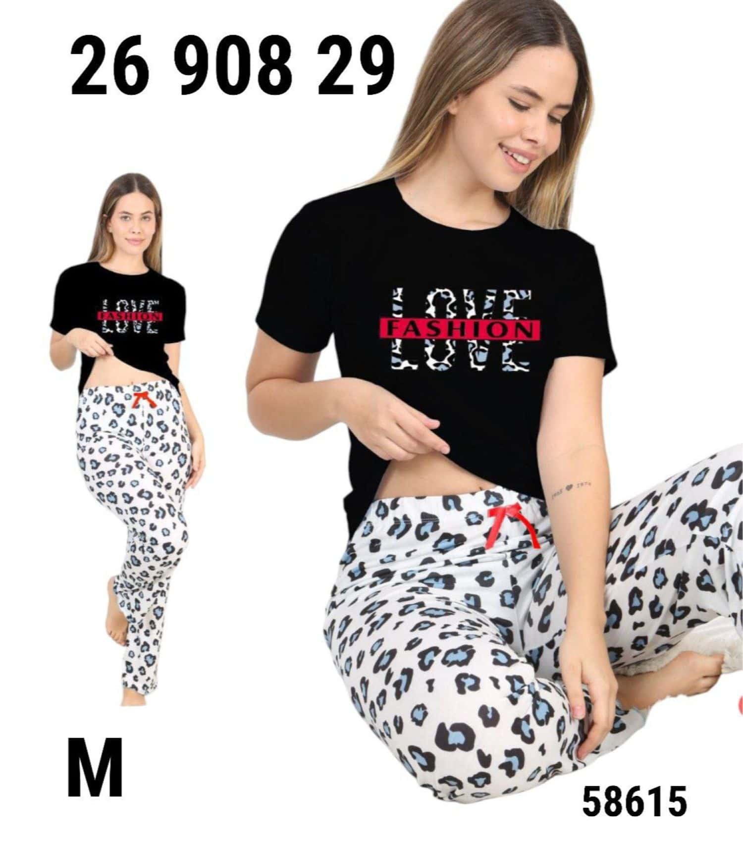 بيجامة نص كم 58615 3