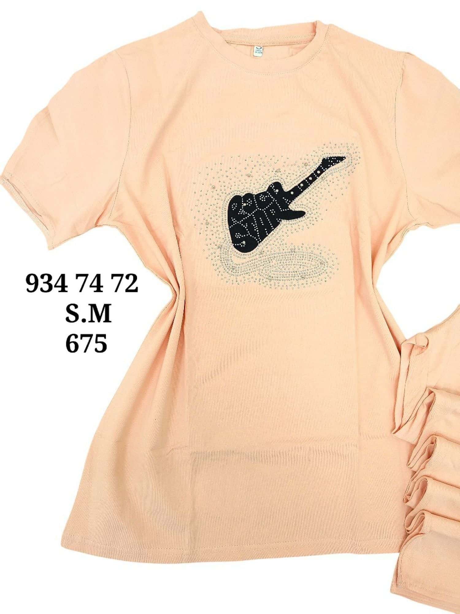 بيجامة نص كم D675 2