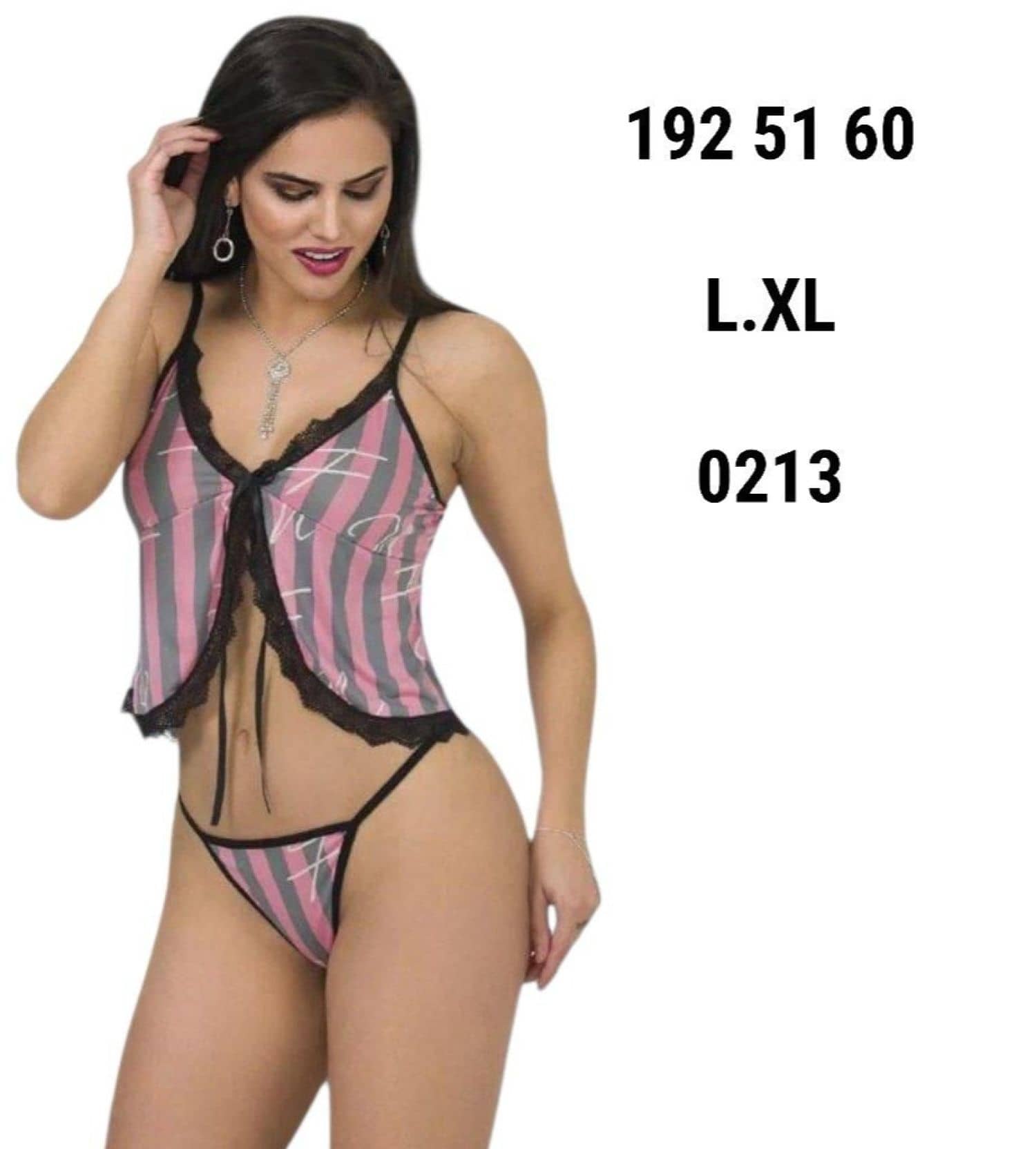 طقم لانجري دانتيل T-0213