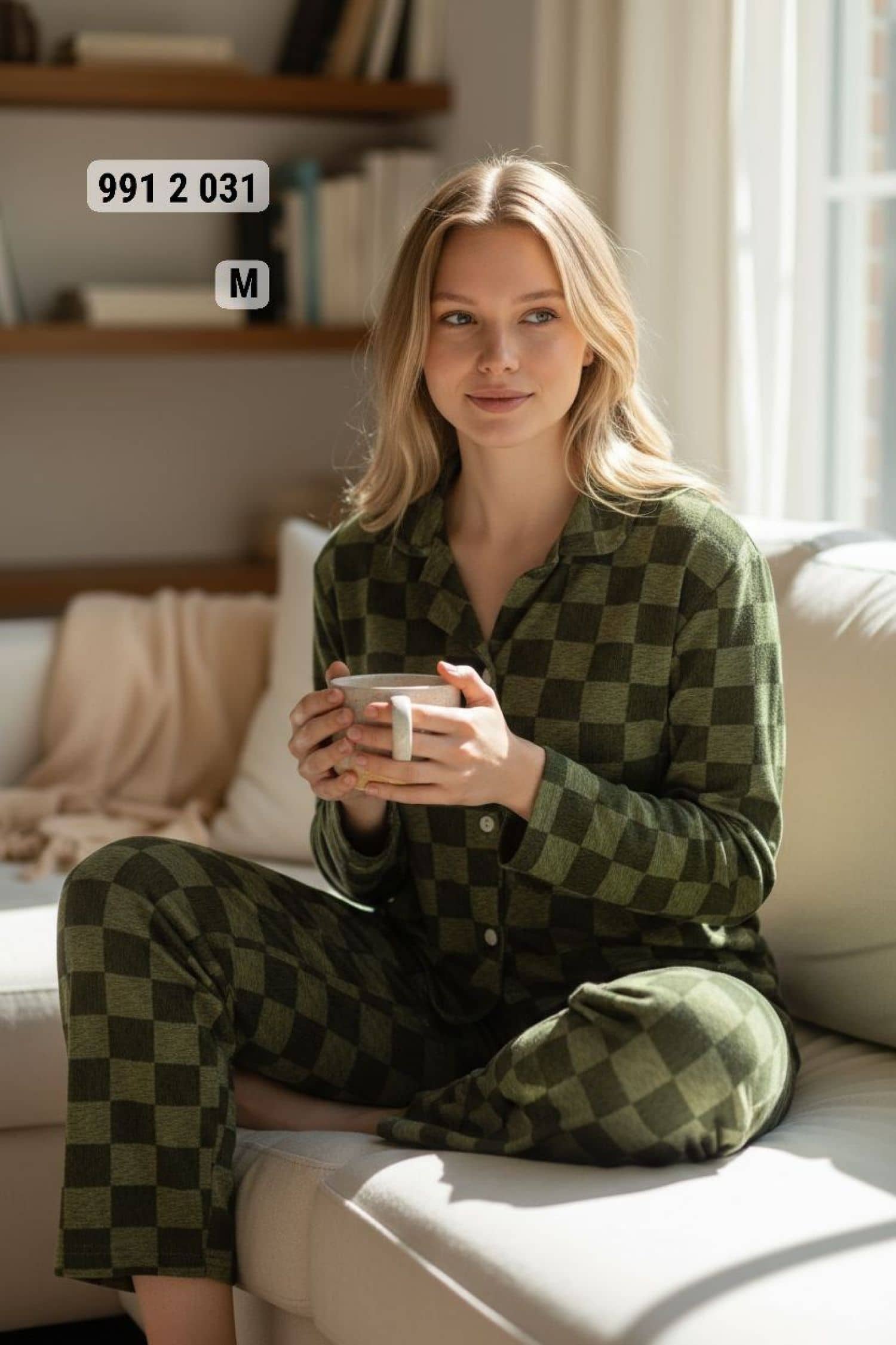 Button Sleeve Pajama MD-7031