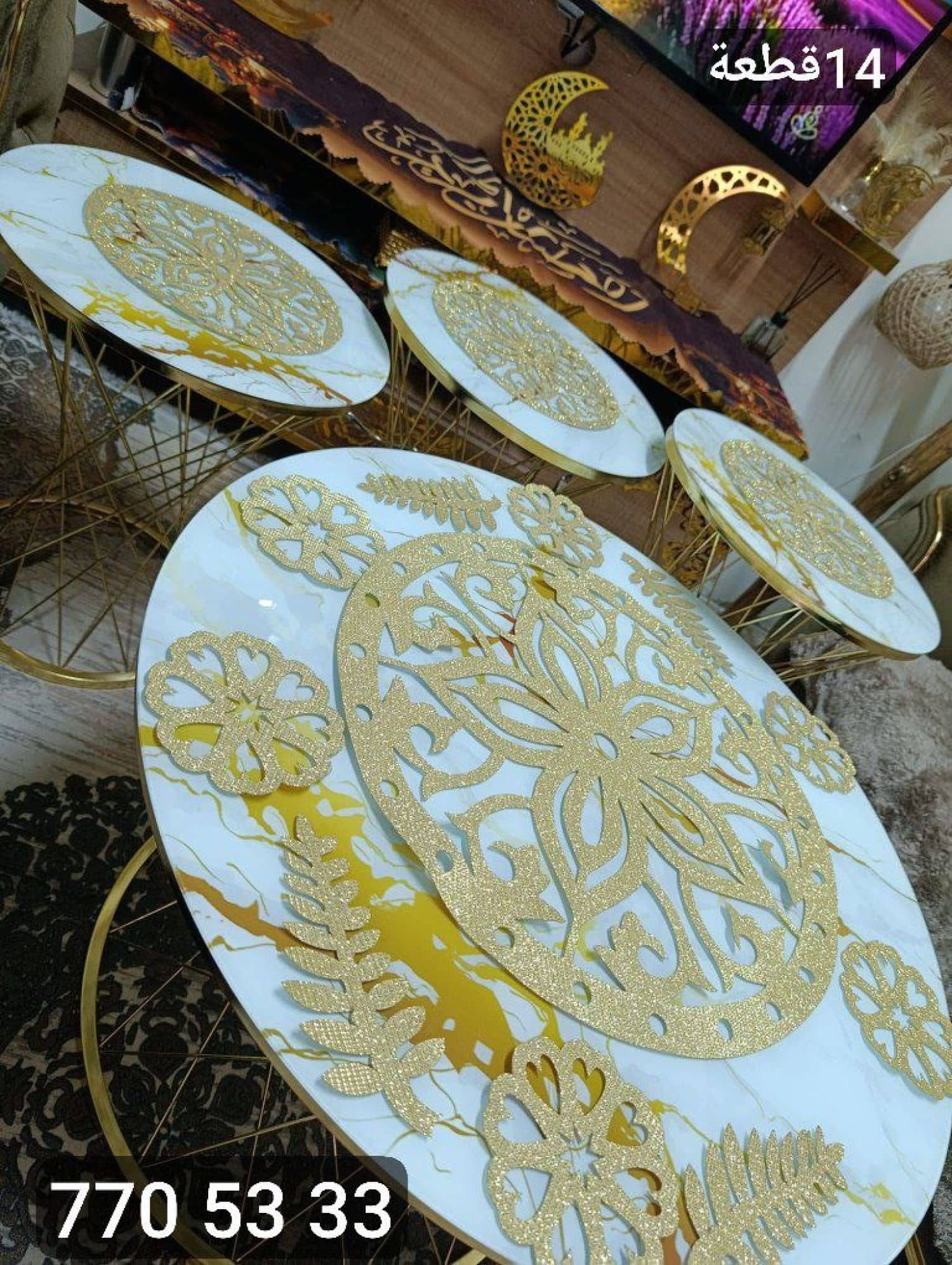 زينة طاولة برق