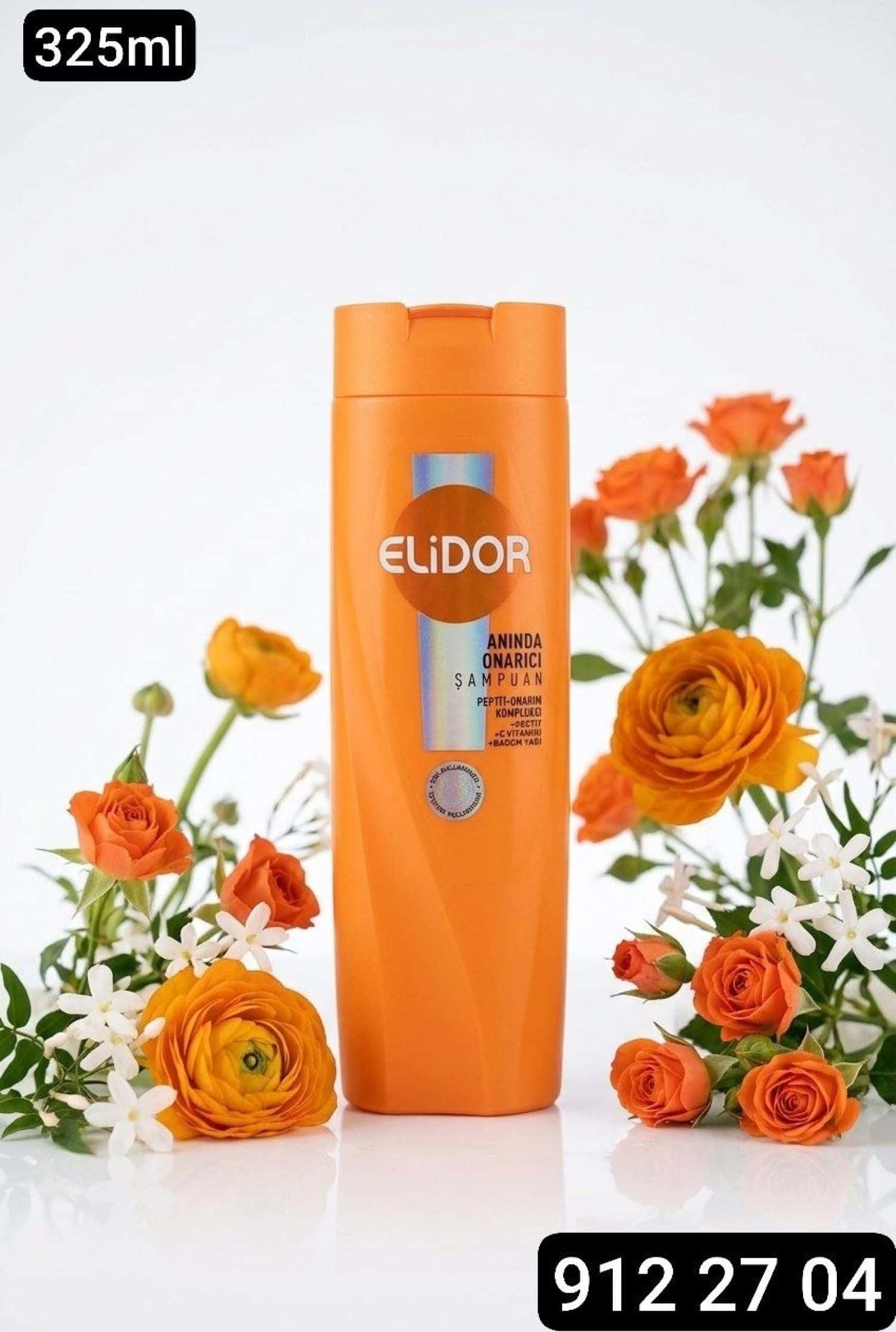 شامبو ELIDOR برتقالي 1