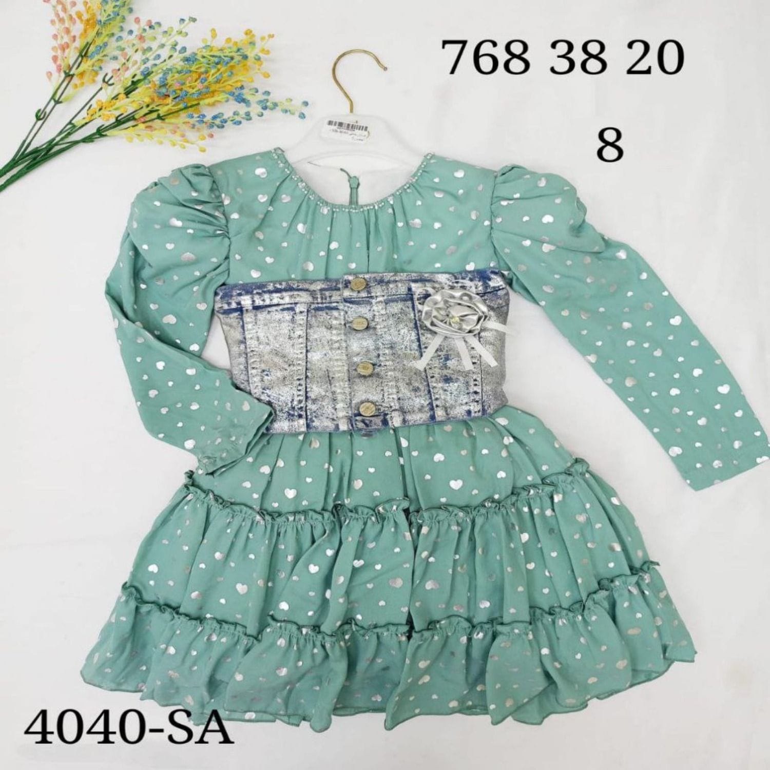 فستان بناتي 4040-SA