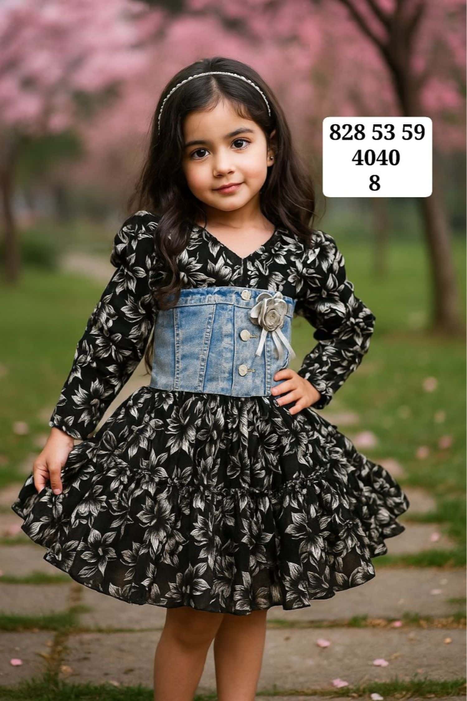 فستان بناتي 4040-SA 3
