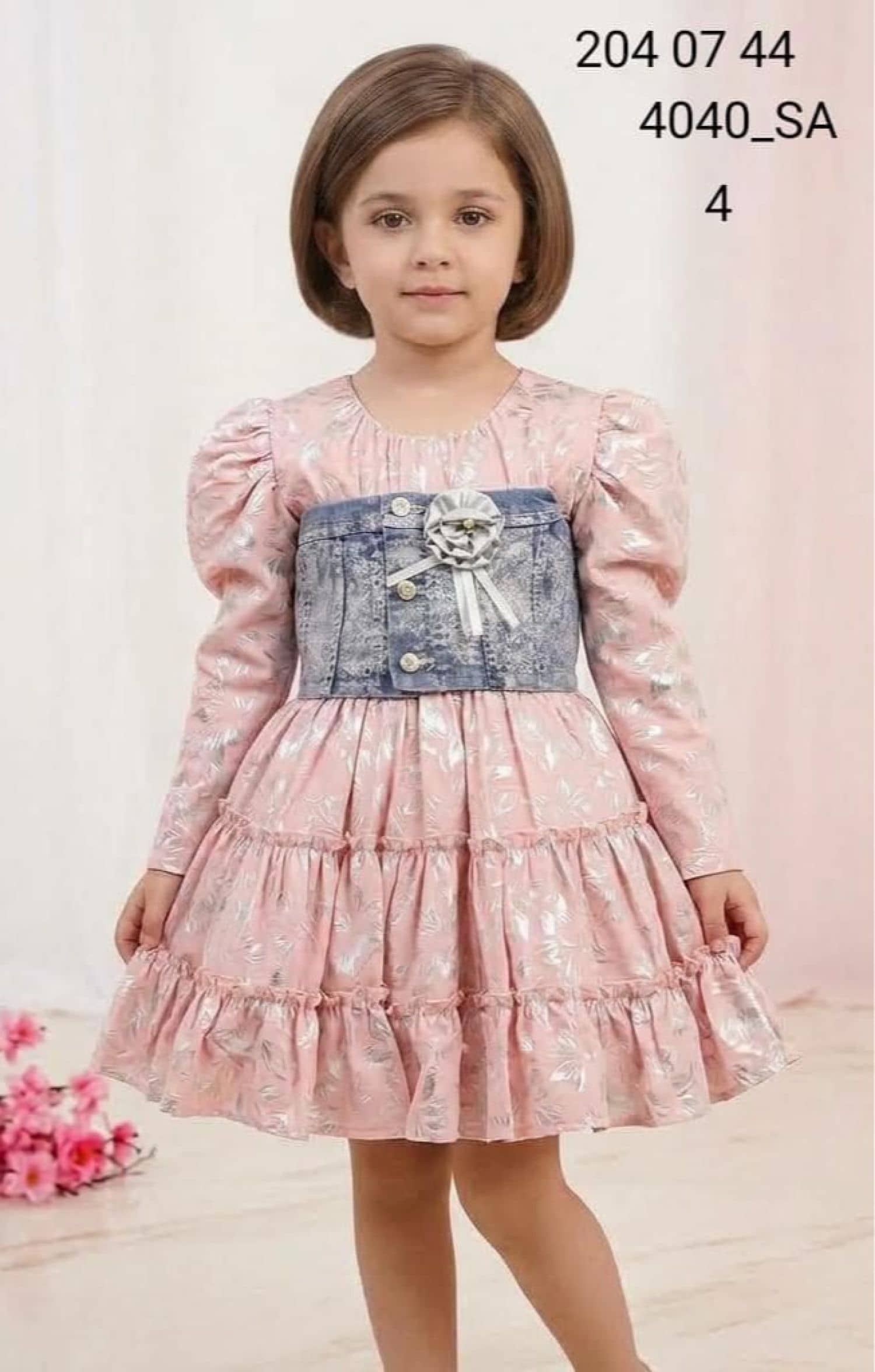 Girls Dress 4040-SA