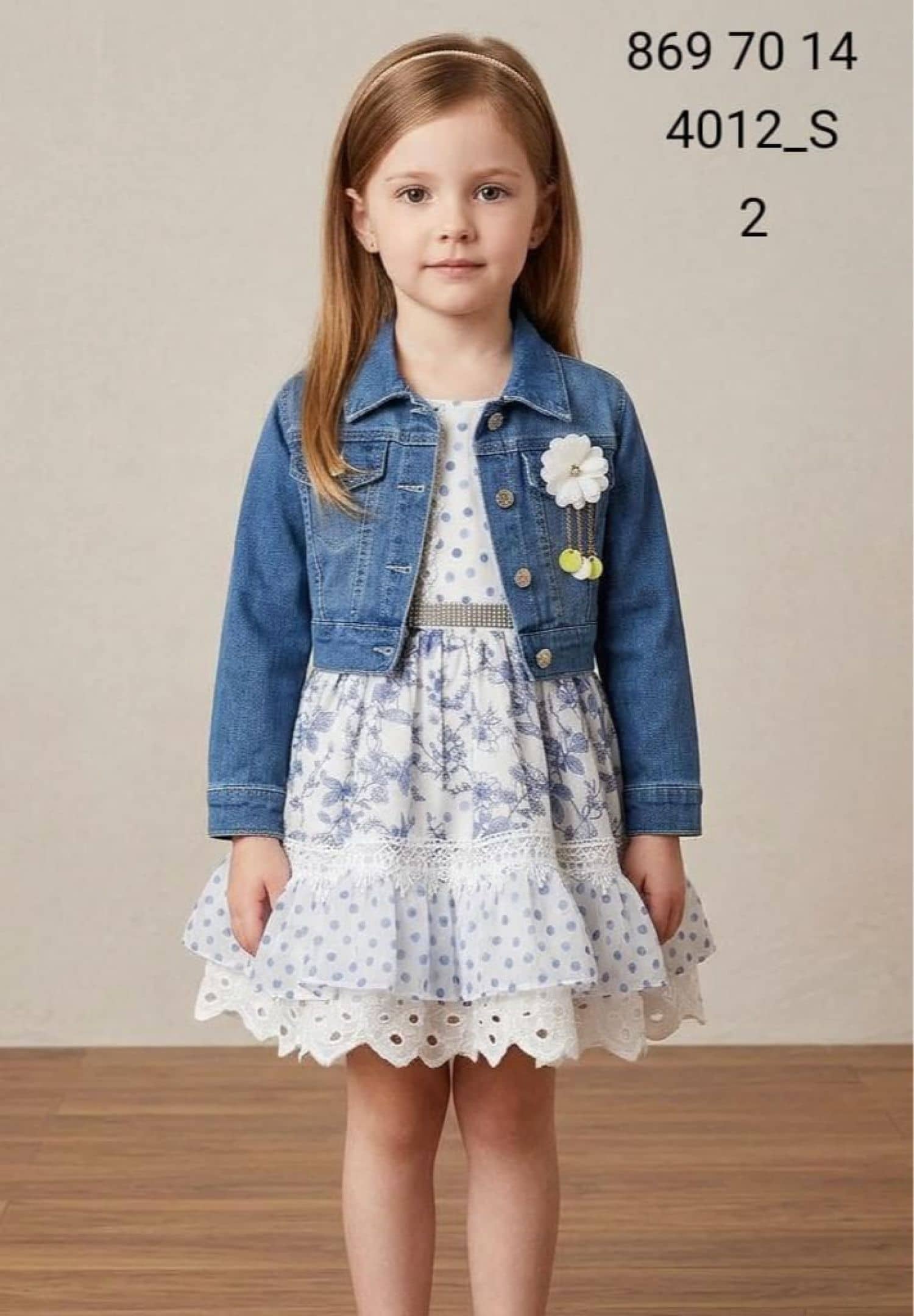 Girls' Dress 4012-S