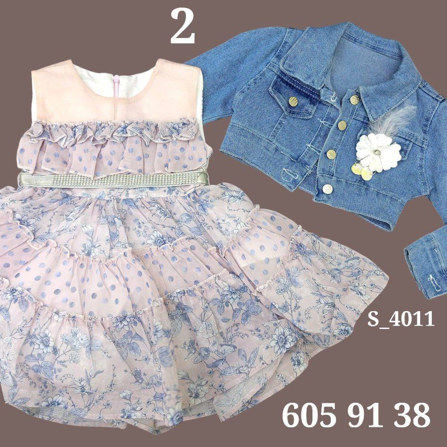 فستان بناتي 4011-S