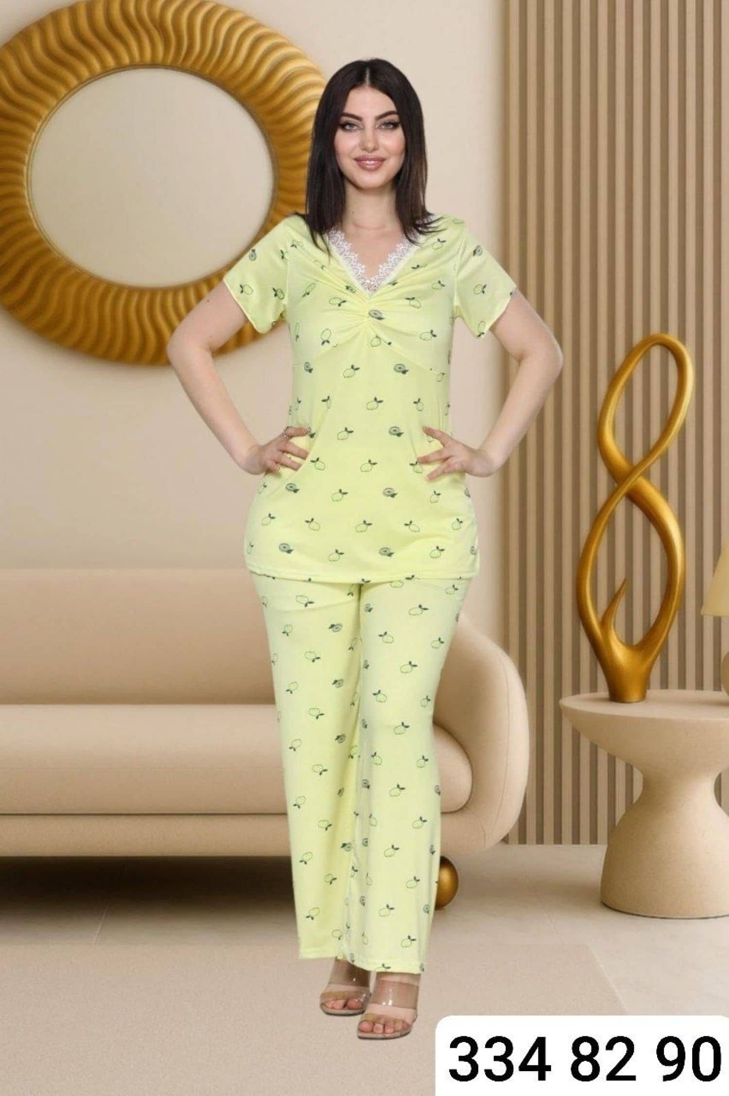 بيجامة صدر زمة 5467