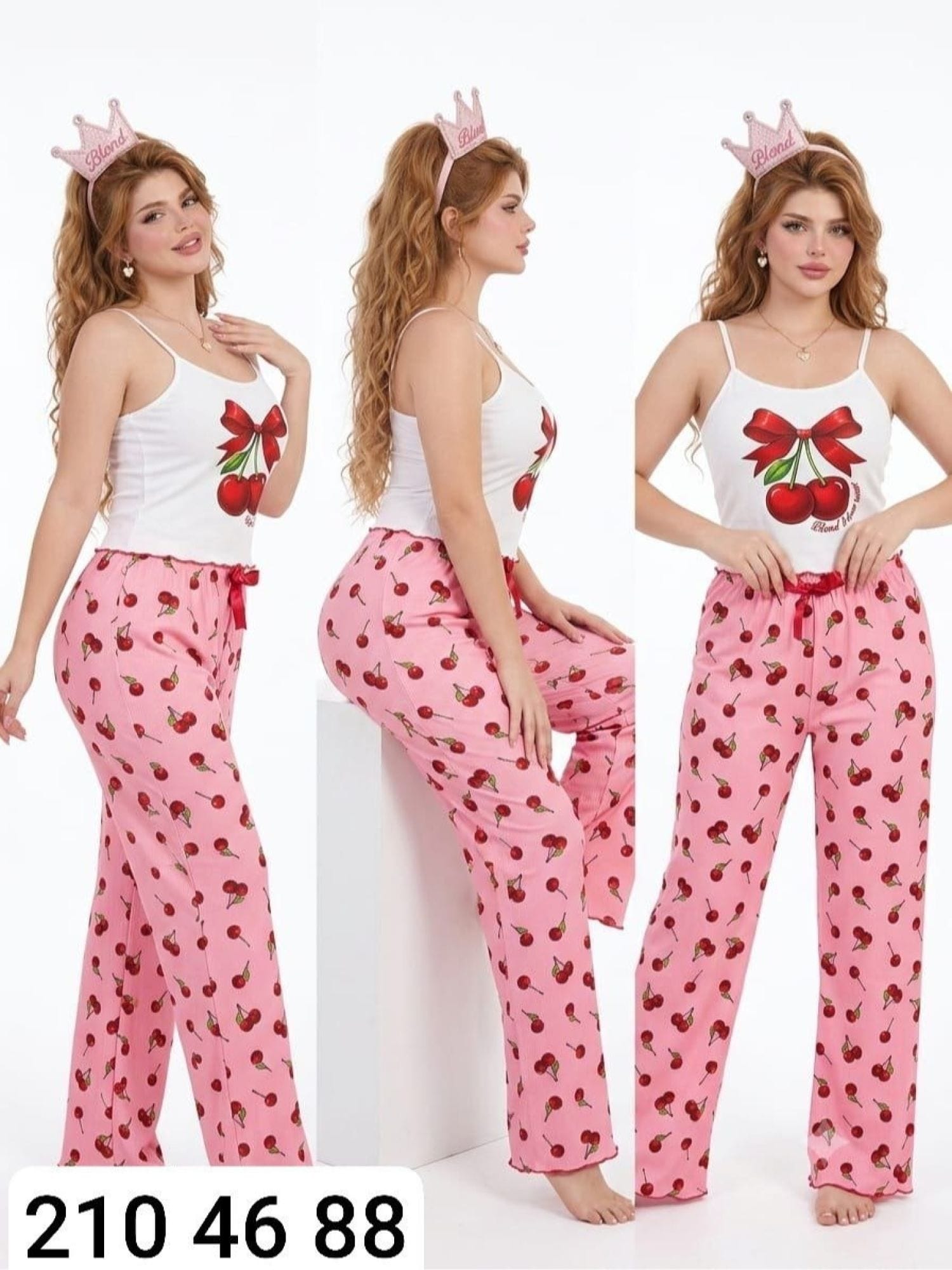 بيجامة شيال كرزة BL-1381