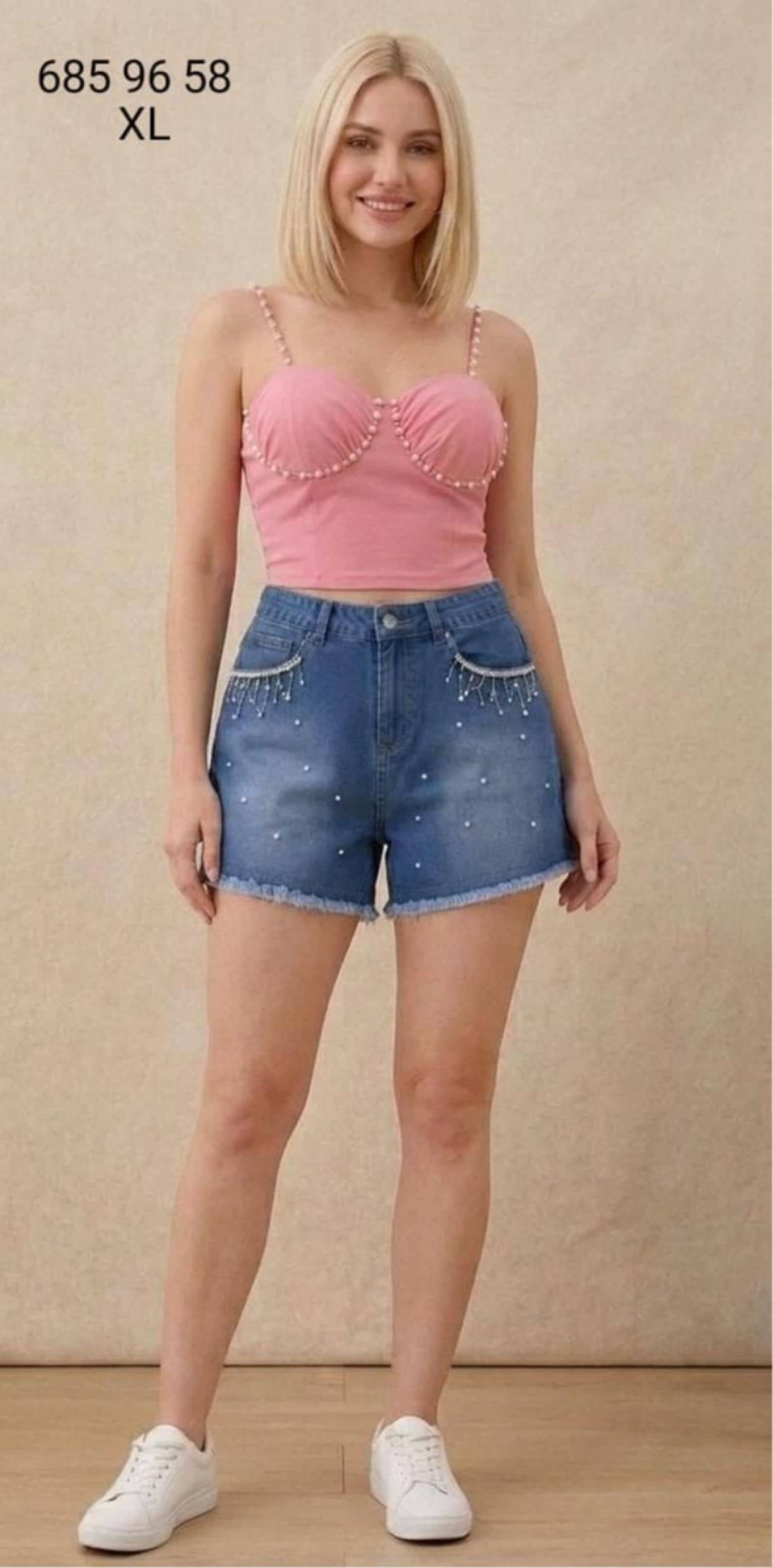 Lulu Kot Şort Takımı SE