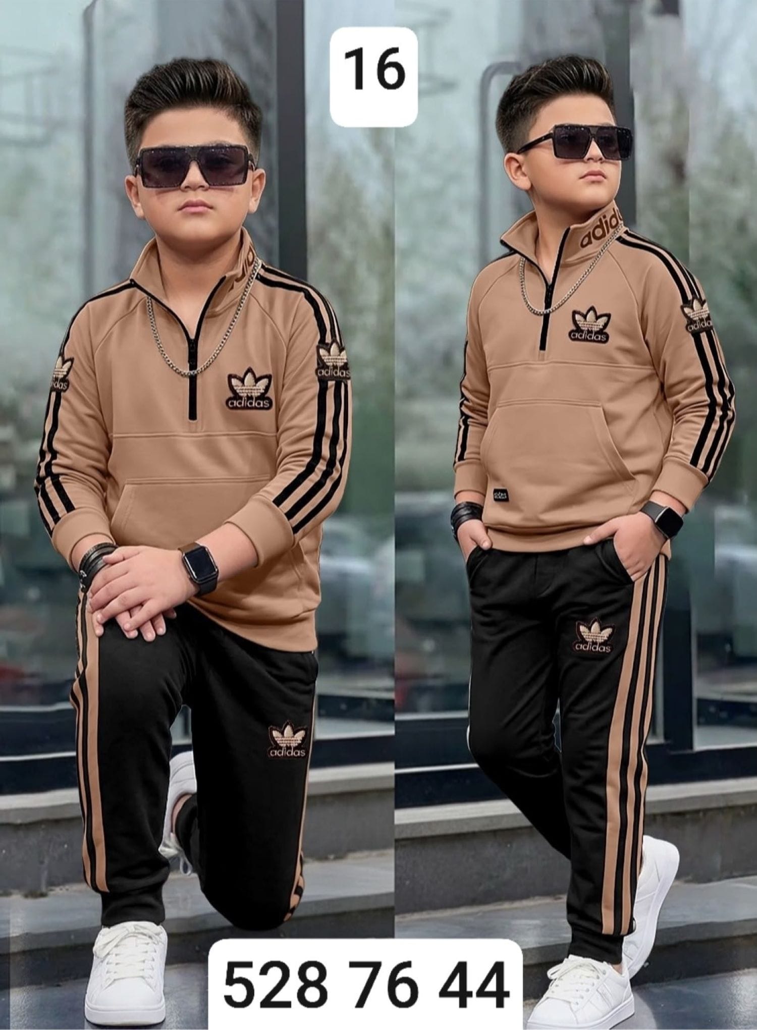 بيجامة ولادي محير ماليزي adidas