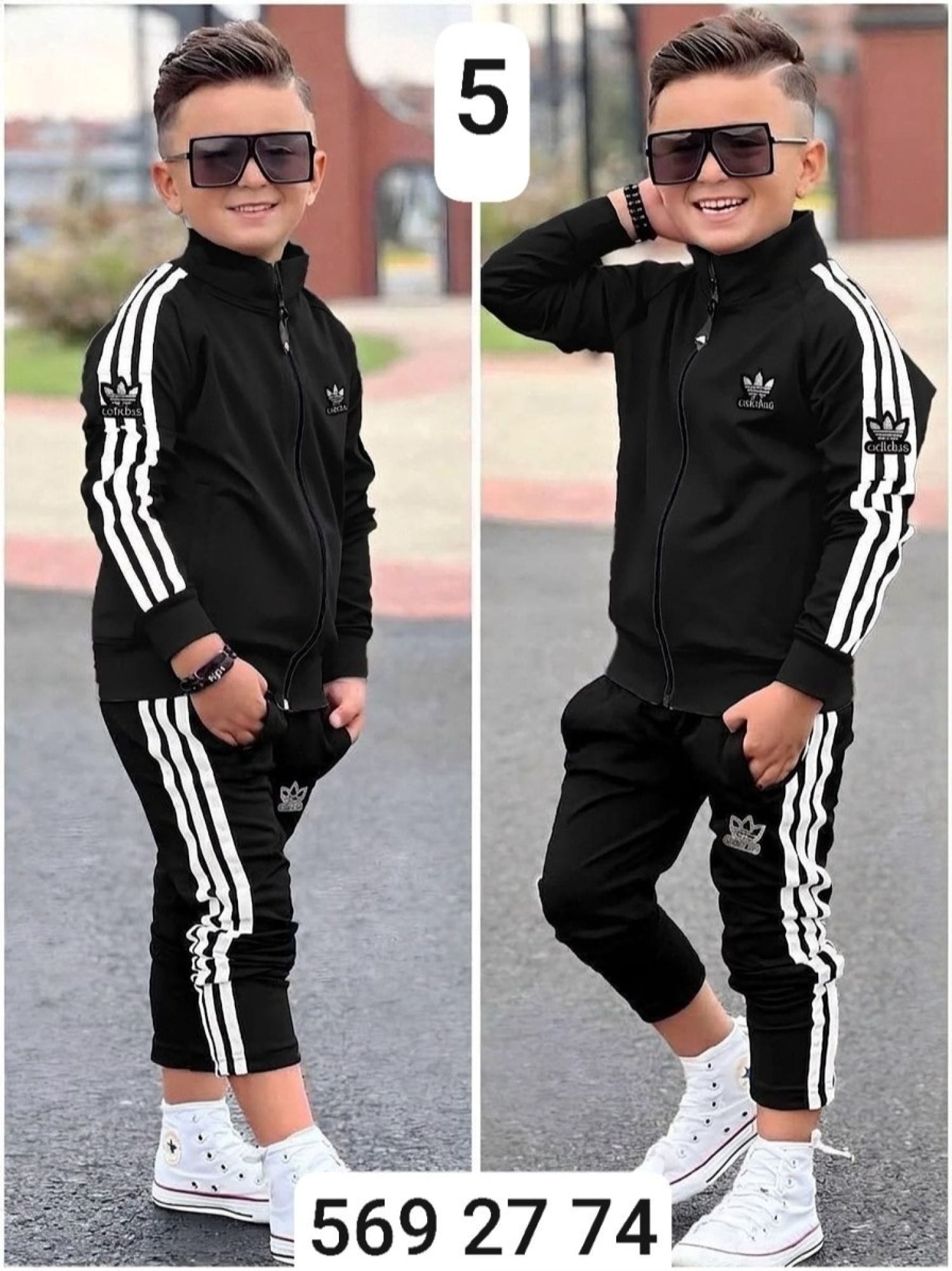بيجامة ولادي ماليزي adidas