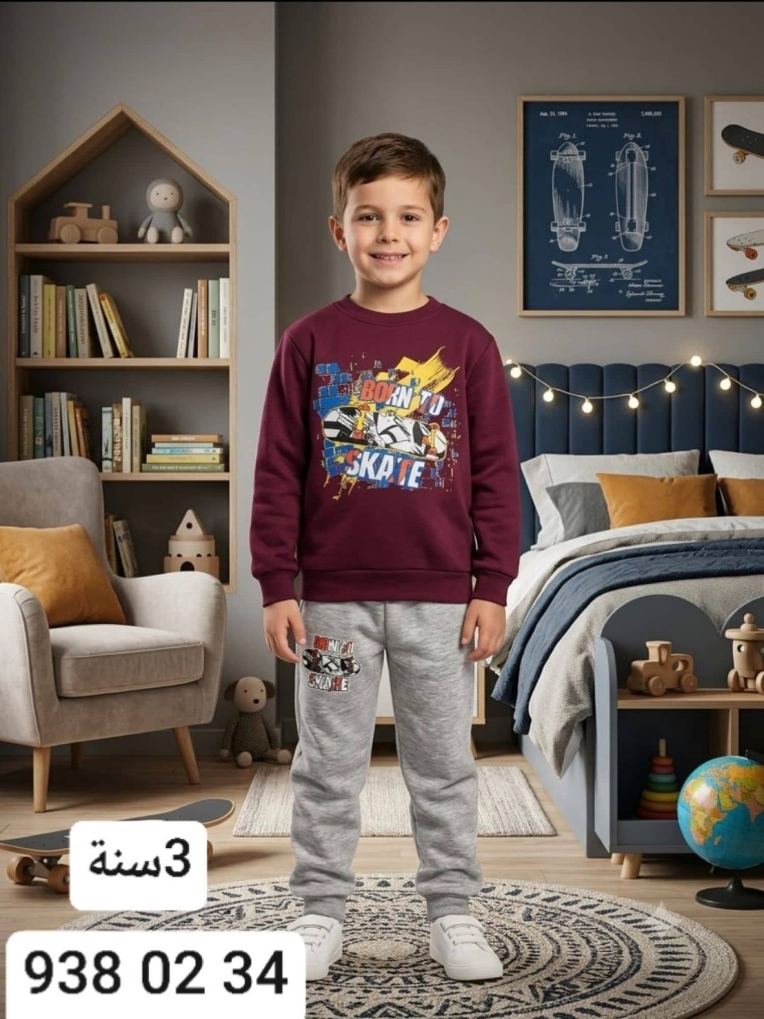 بيجامة ولادي شتوي M