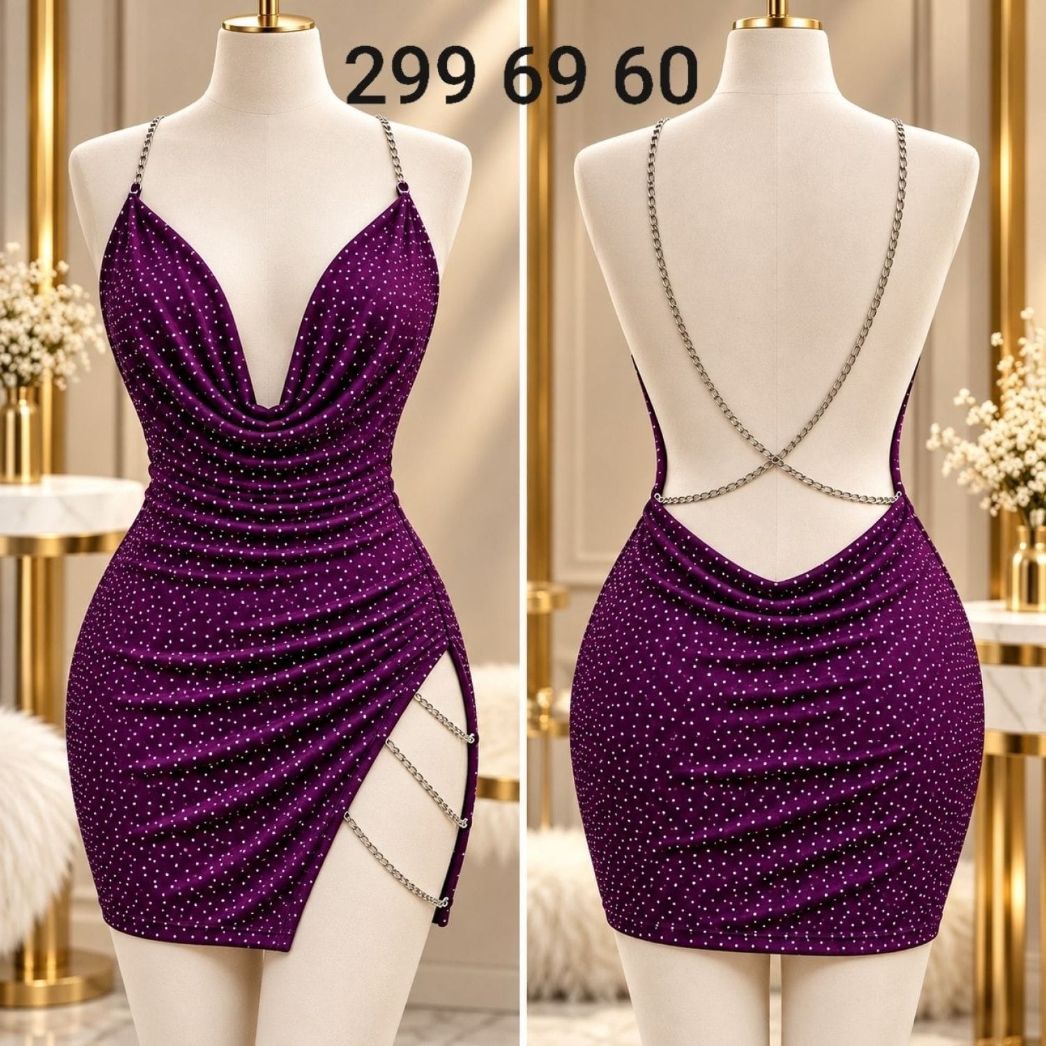 فستان سهرة قصير BL-1378