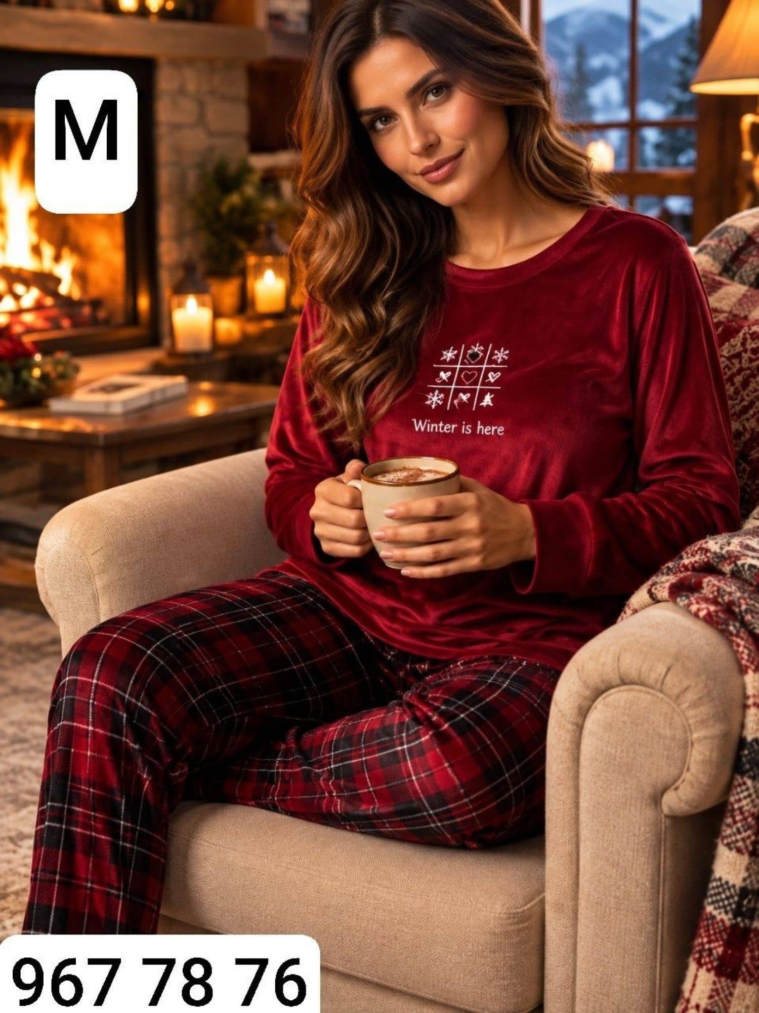 Kadife Pijama KADIFE-8300