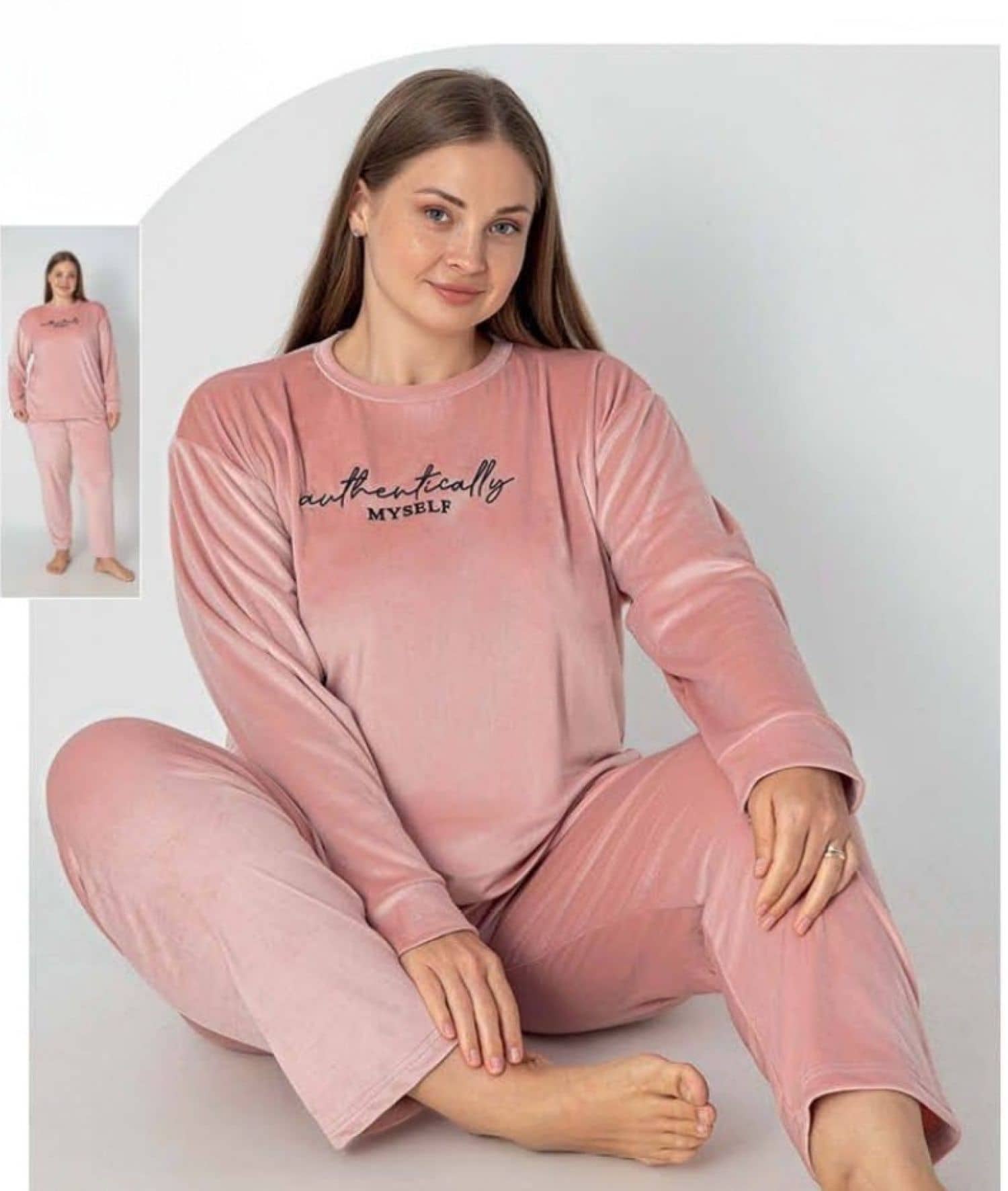 Jumbo Velvet Pajamas B-101