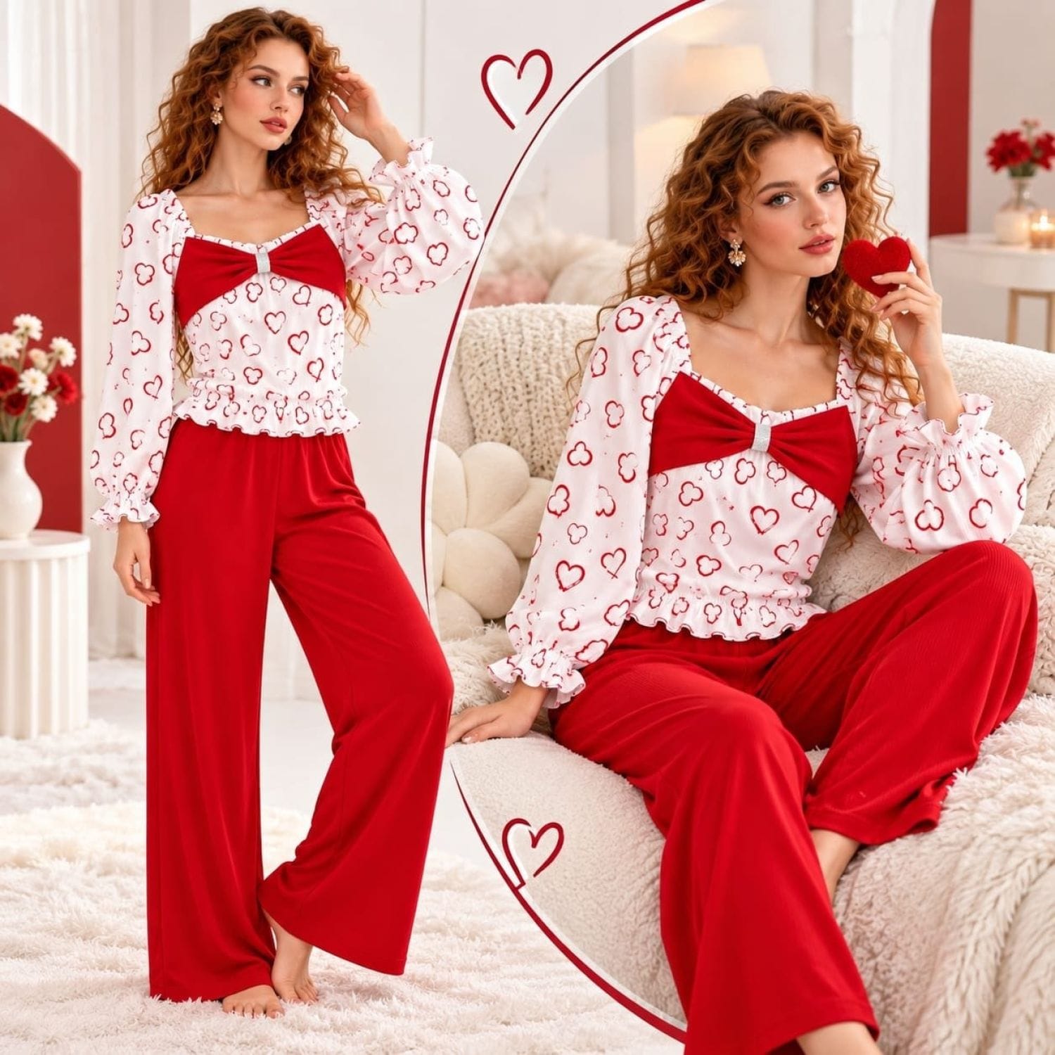 بيجامة قلوب BL-1383