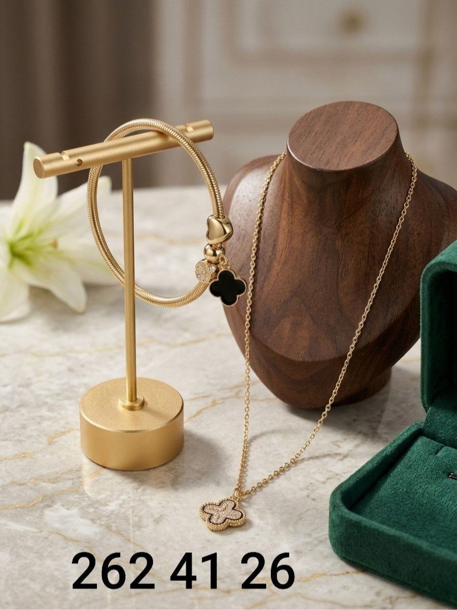 طقم اكسسوار ذهب aa