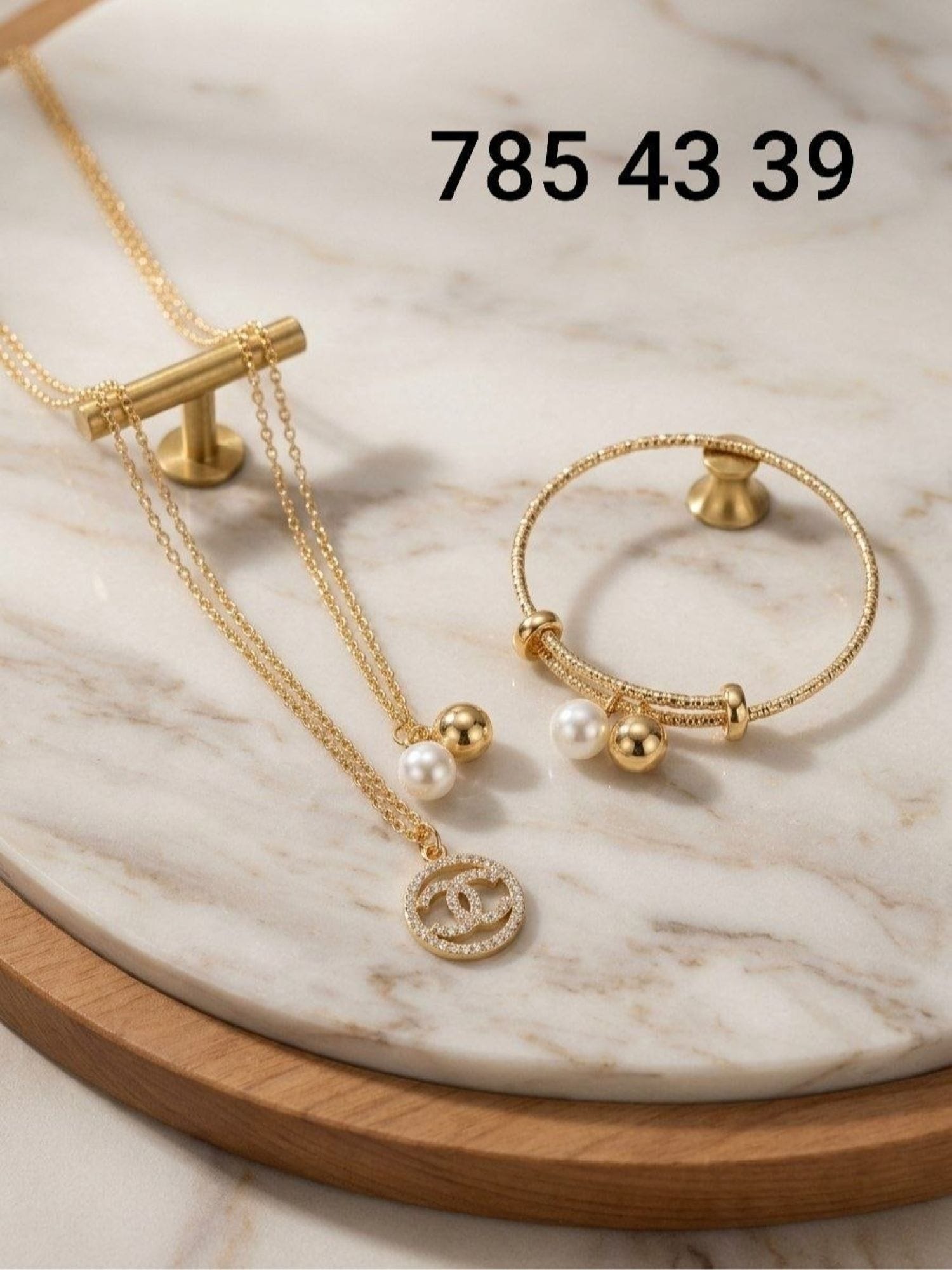 طقم اكسسوار ذهب aa