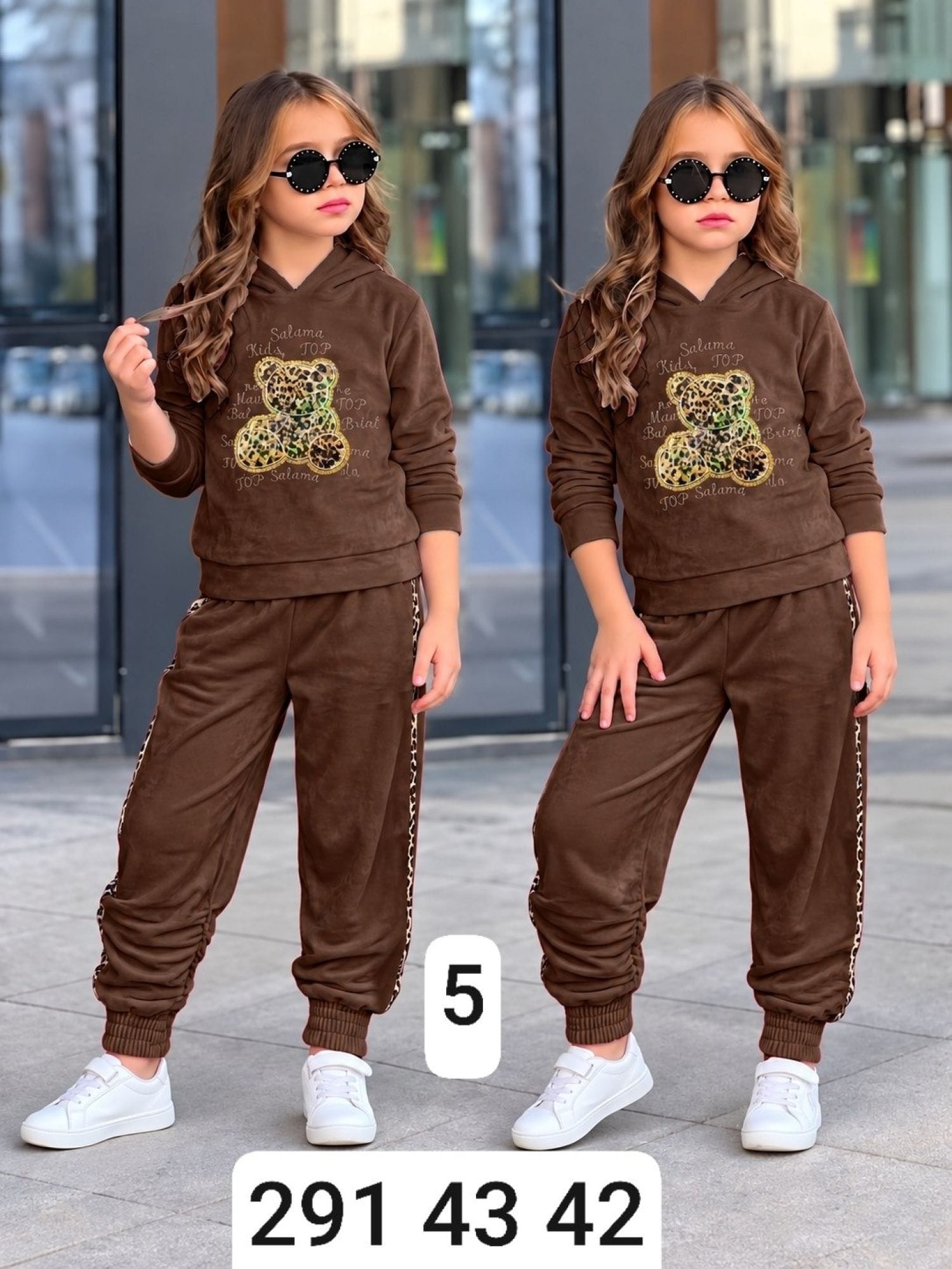 Kız Çocuk Ayıcıklı Pijama