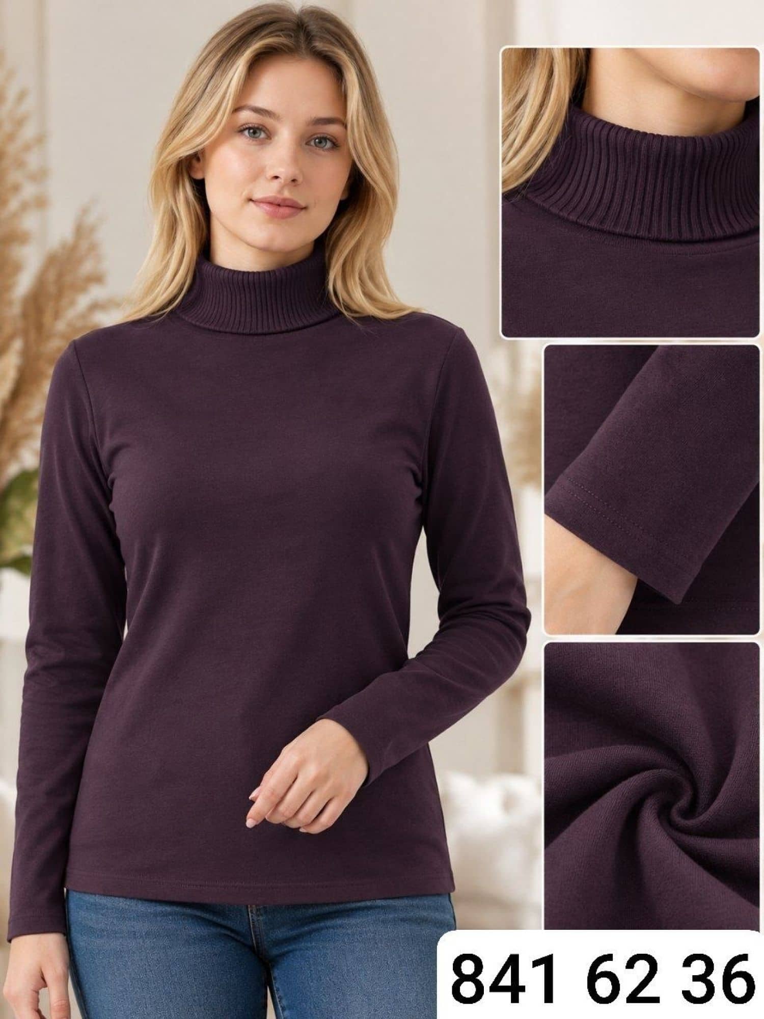 Ribbed Neck Bodysuit 1425