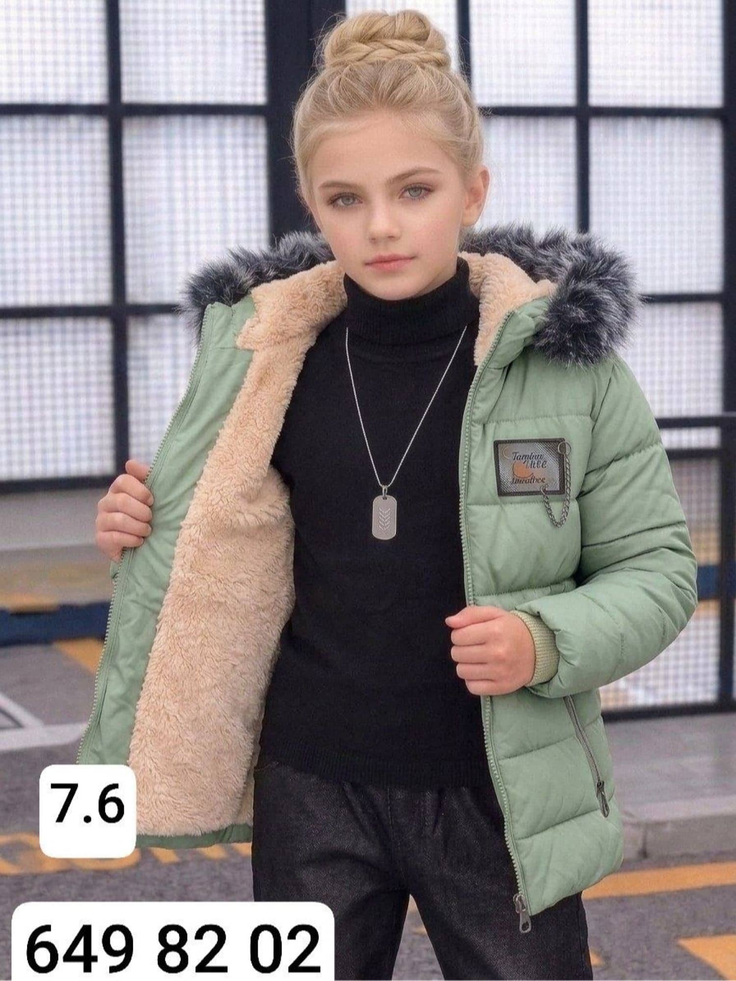 Girls' Fur Jacket