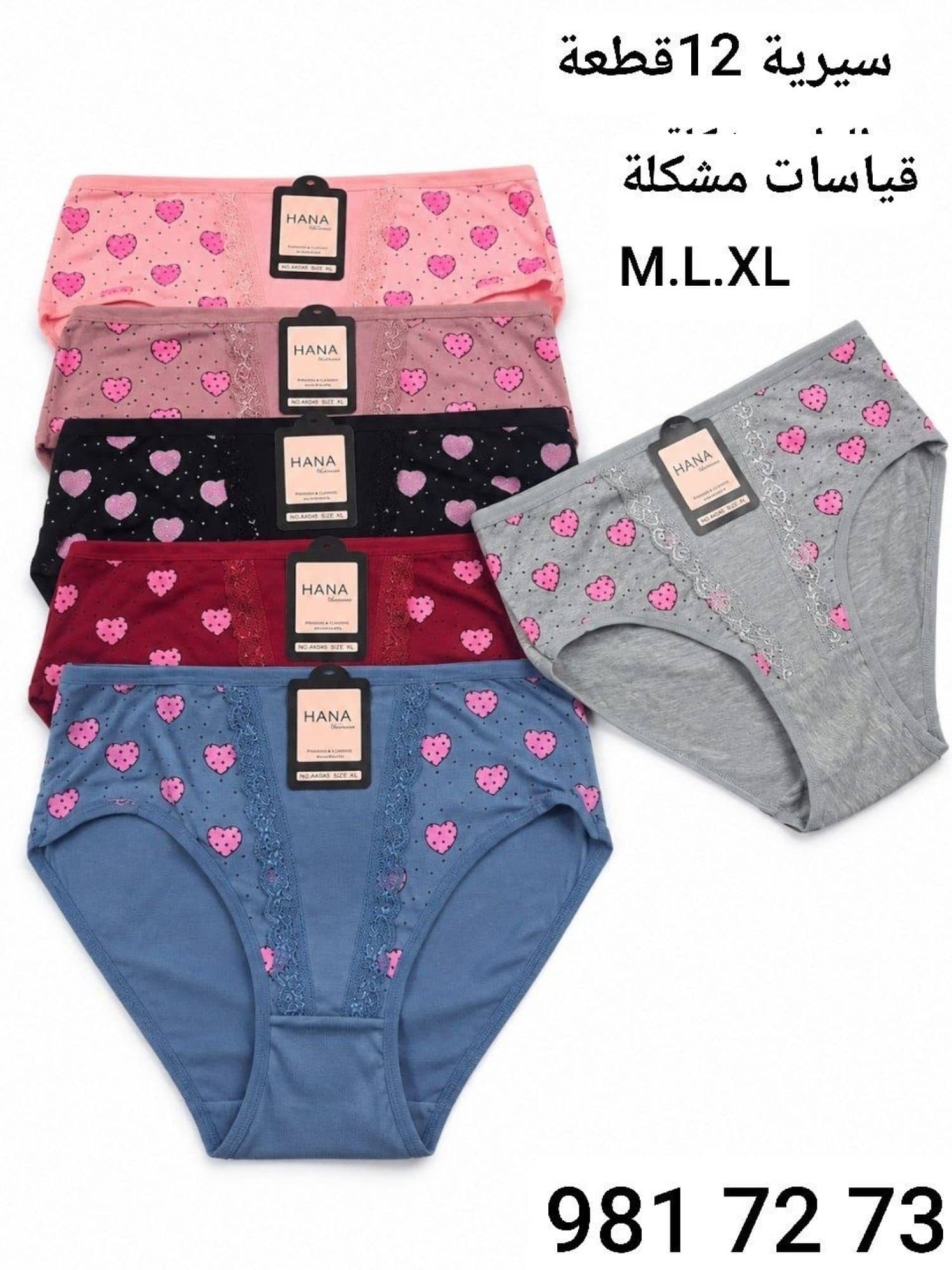 Lace Side Briefs HA-6557
