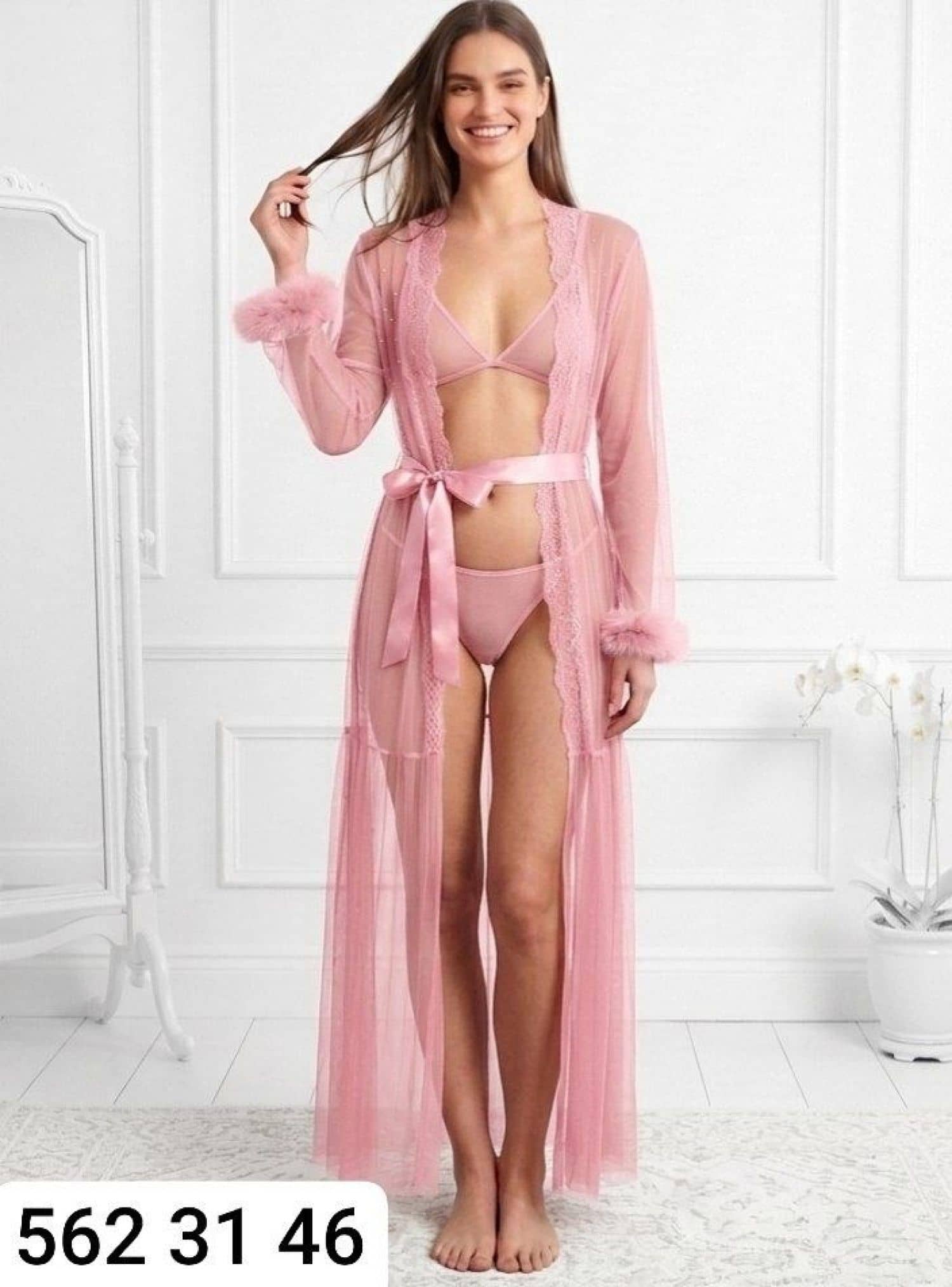 Tulle Kimono Set 346