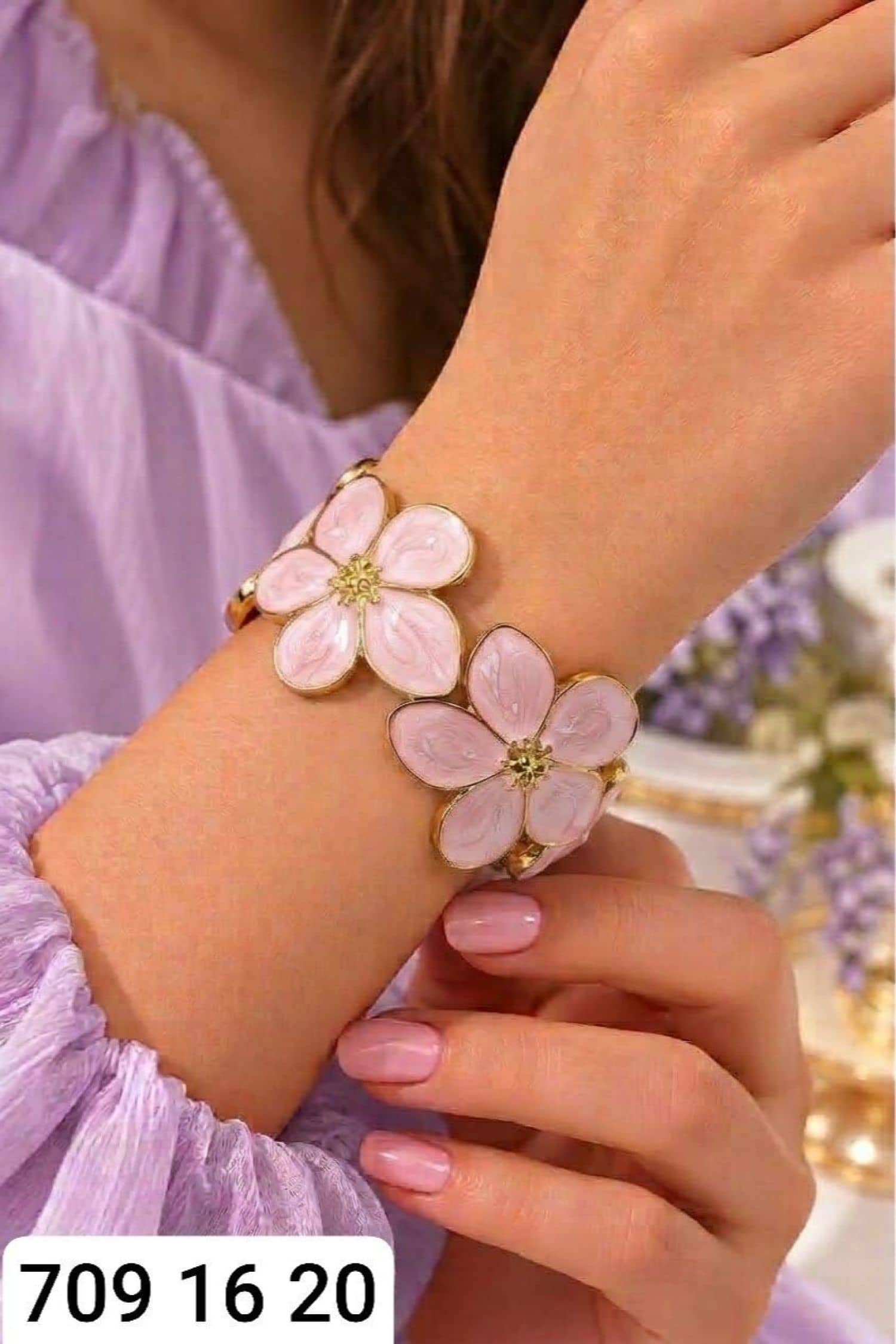 اسوارة وردة ملون 33