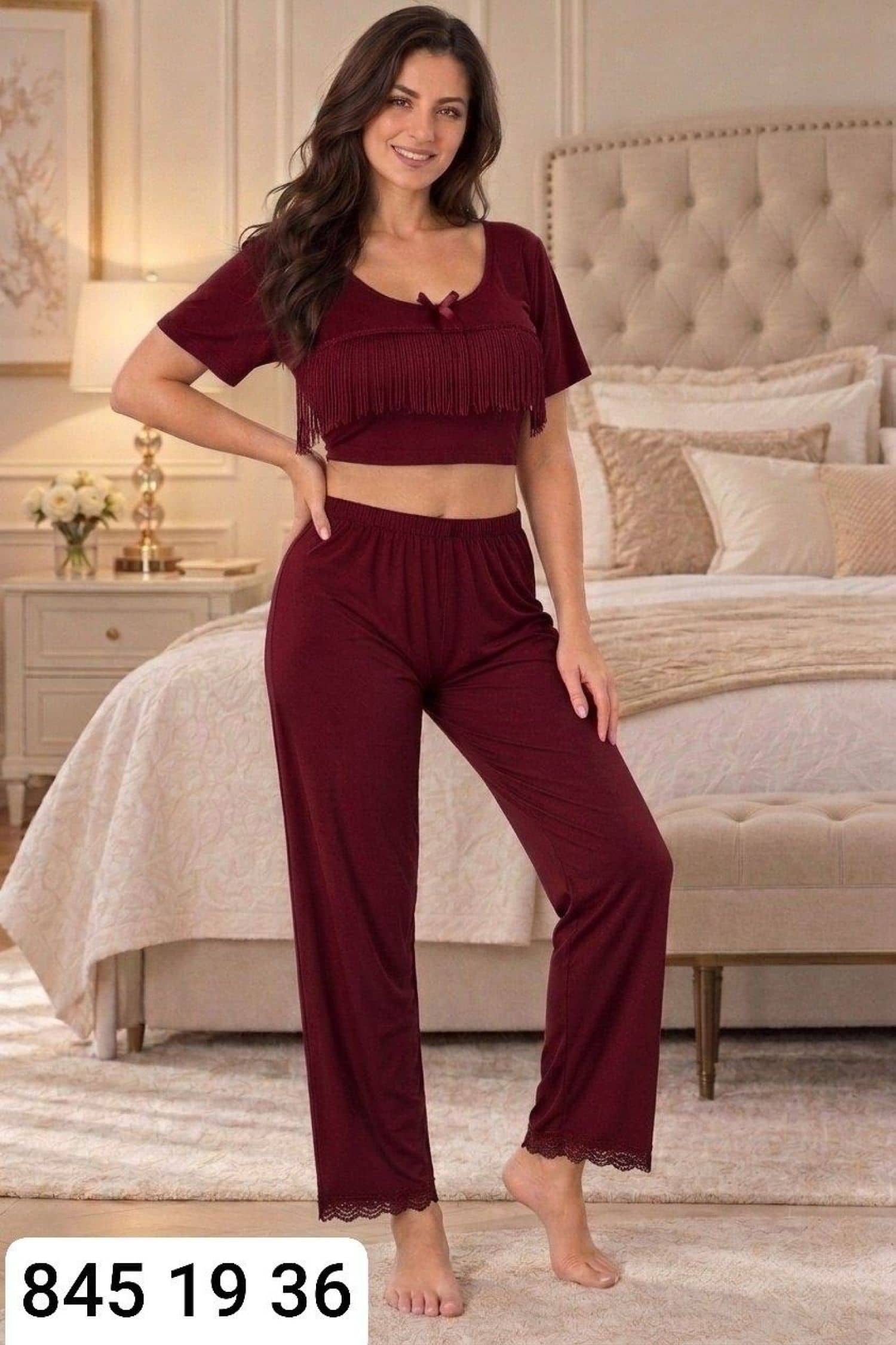 Women's Short Sleeve Pajamas L2431