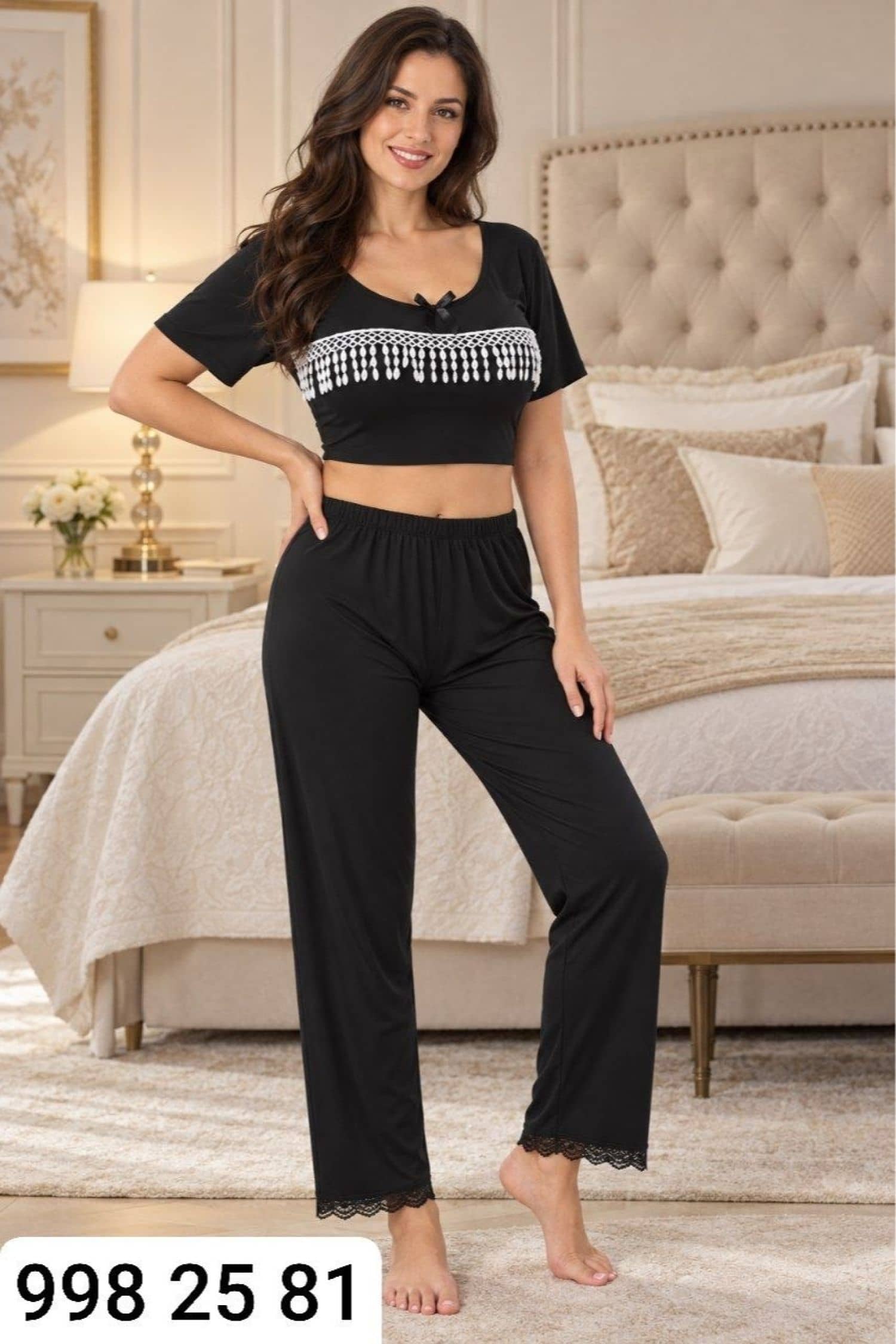 Kadın Kısa Kollu Pijama L2430