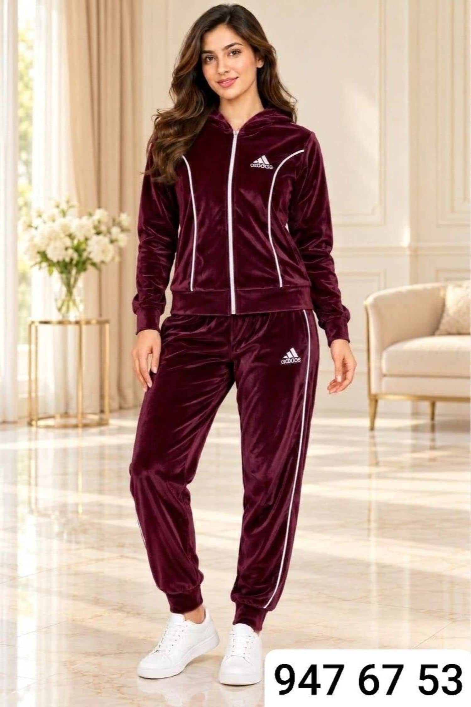 adidas velvet pajamas