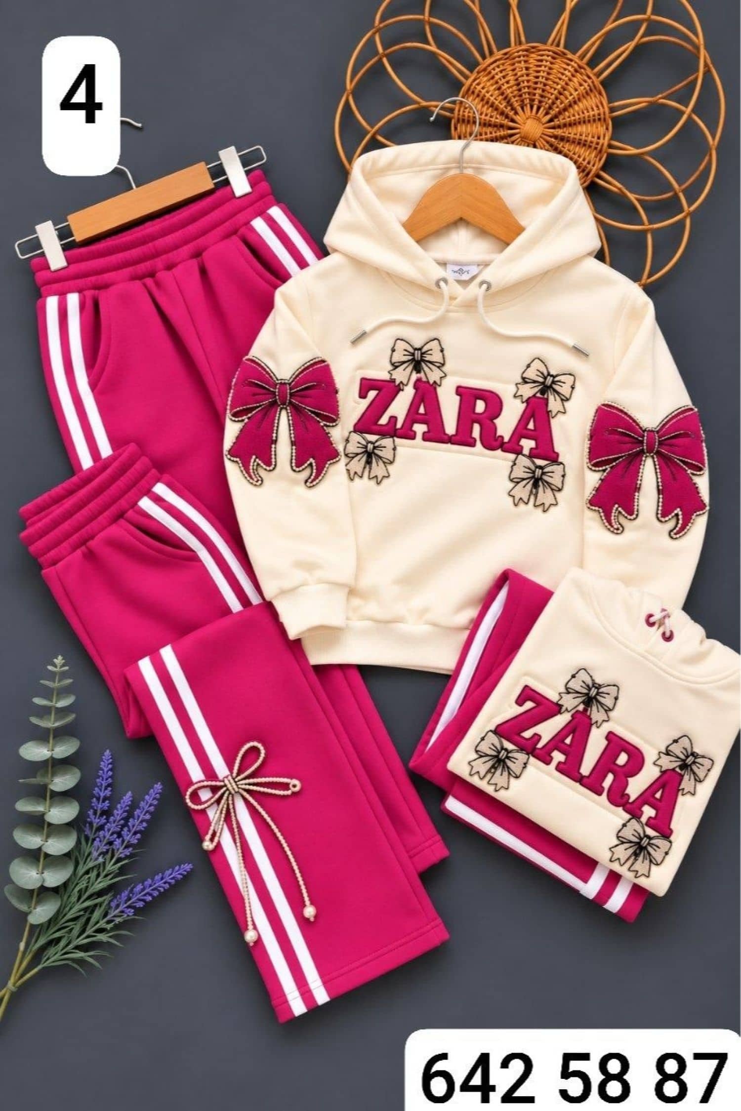 Kız Çocuk Kapüşonlu Pijama SE-ZARA