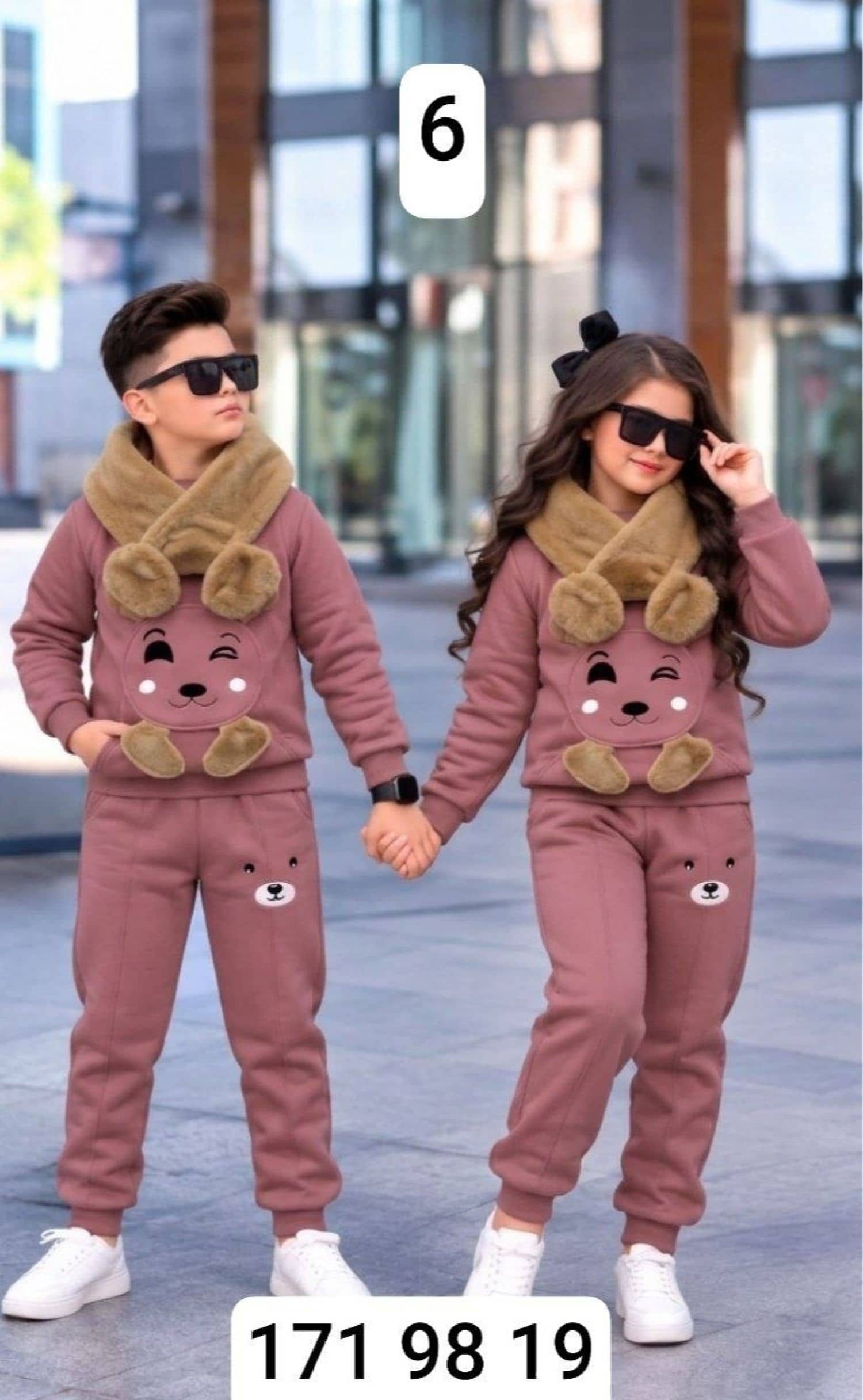 Kız Çocuk Tavşanlı Pijama MA