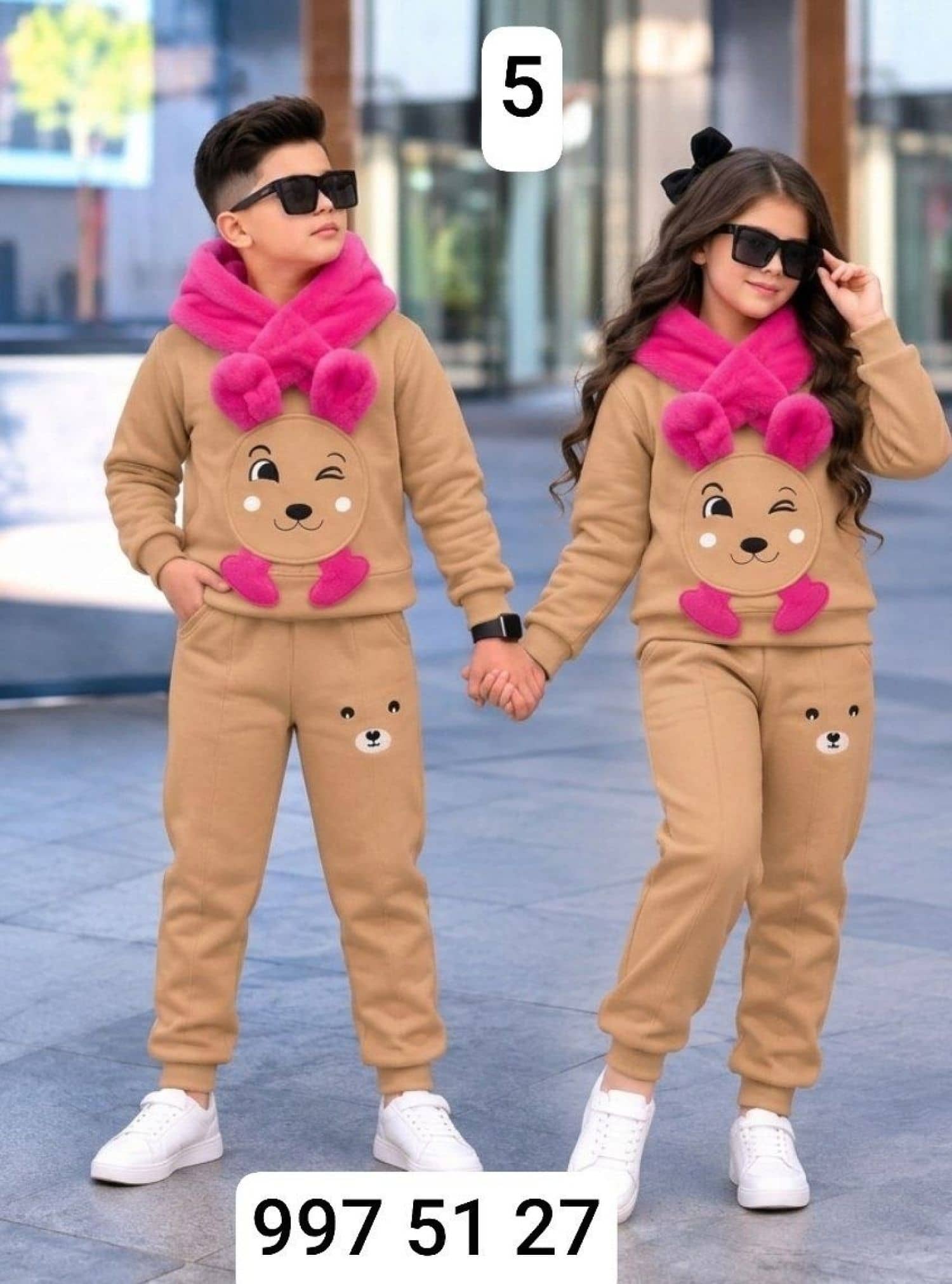 Kız Çocuk Tavşanlı Pijama MA