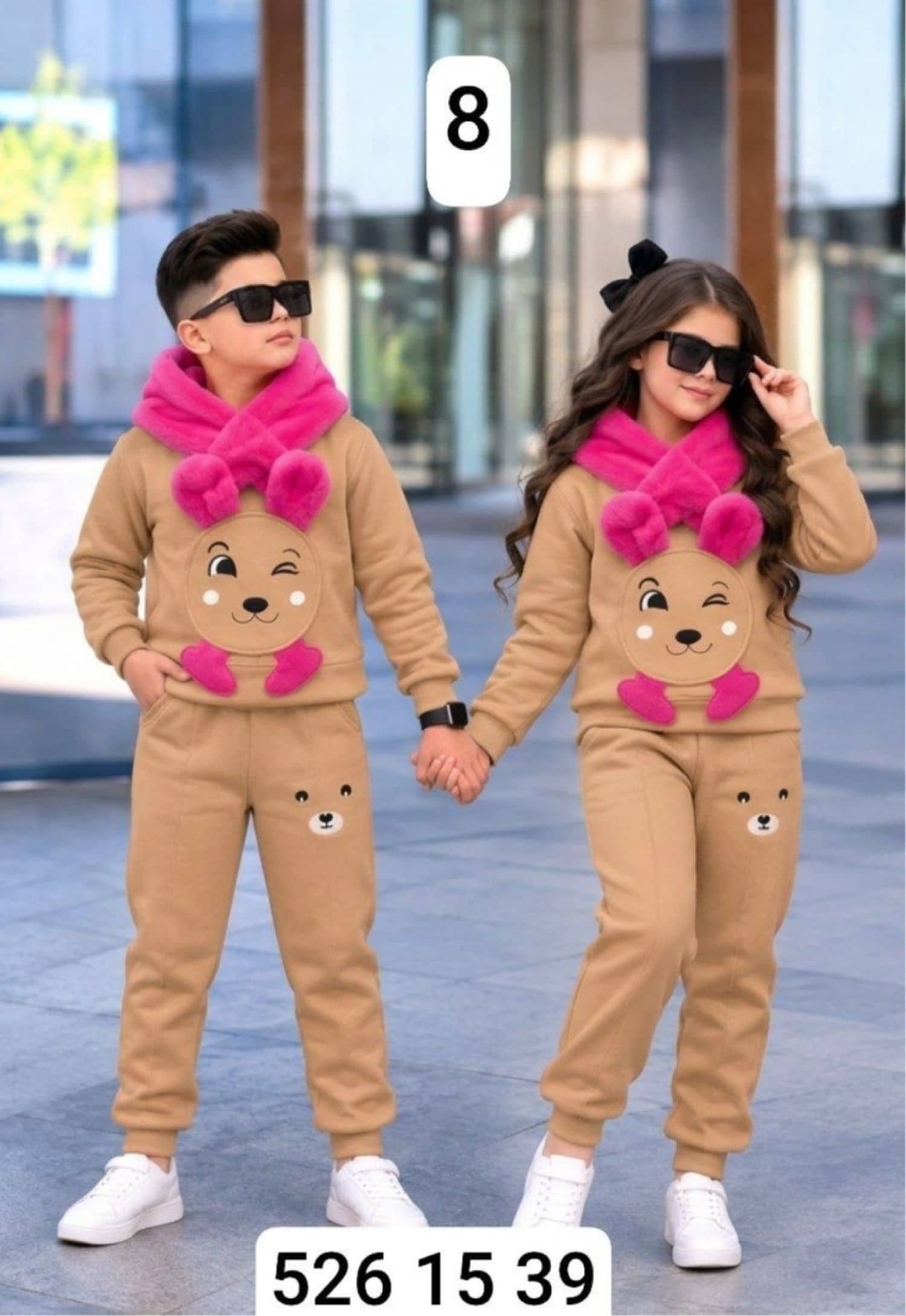 Kız Çocuk Tavşanlı Pijama MA