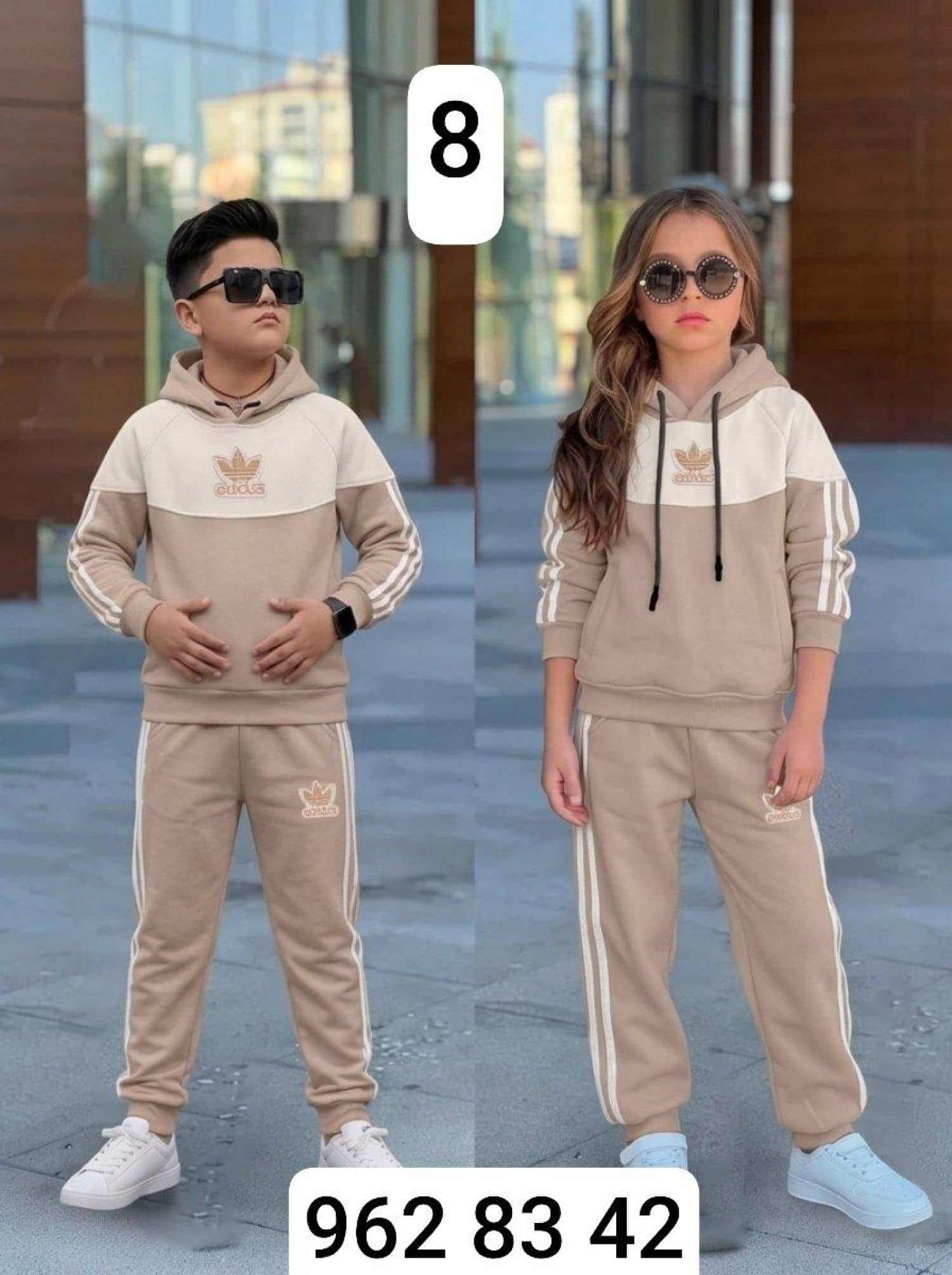 adidas Erkek Çocuk Çift Pijama Takımı