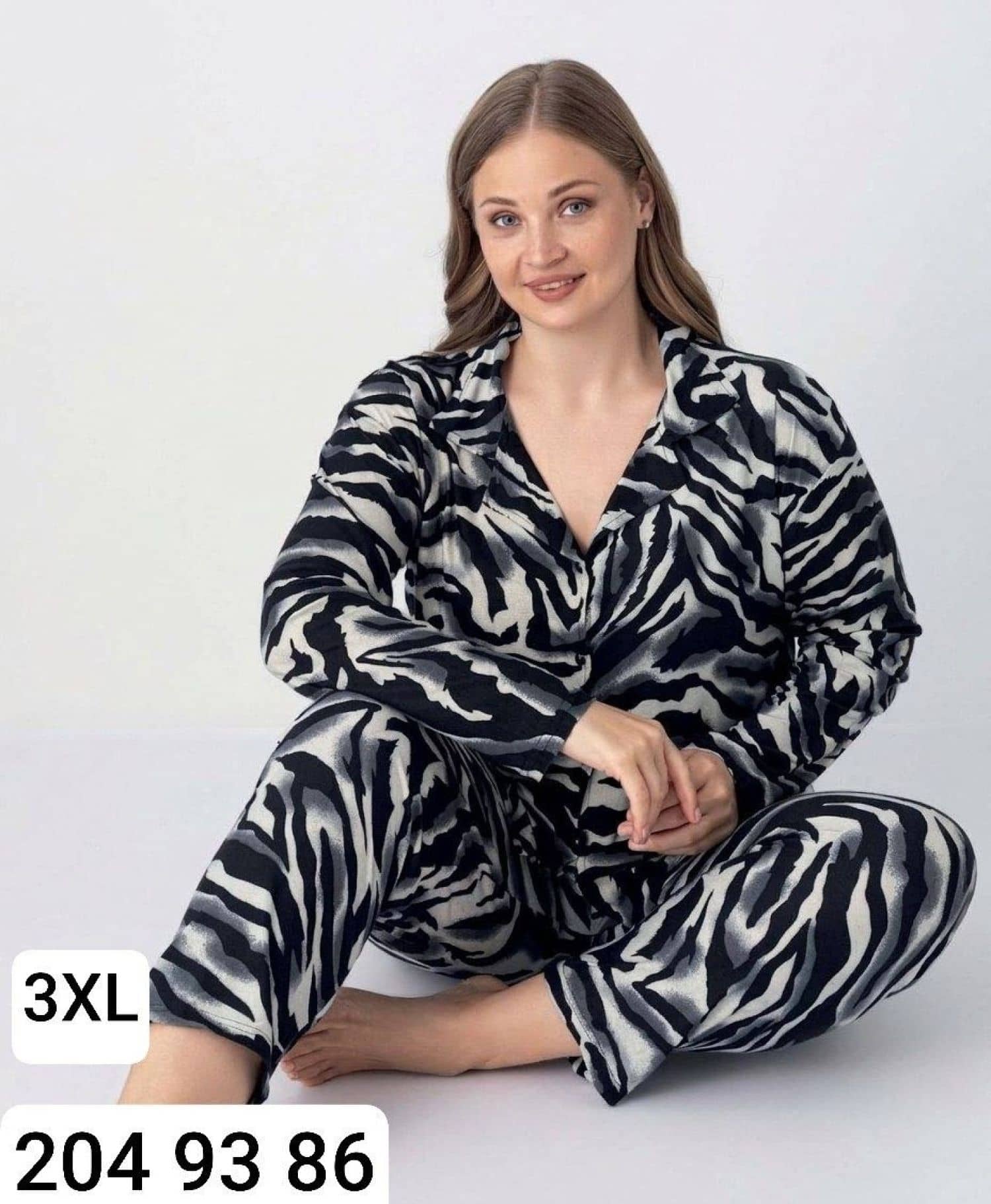 Button Sleeve Pajama B-100