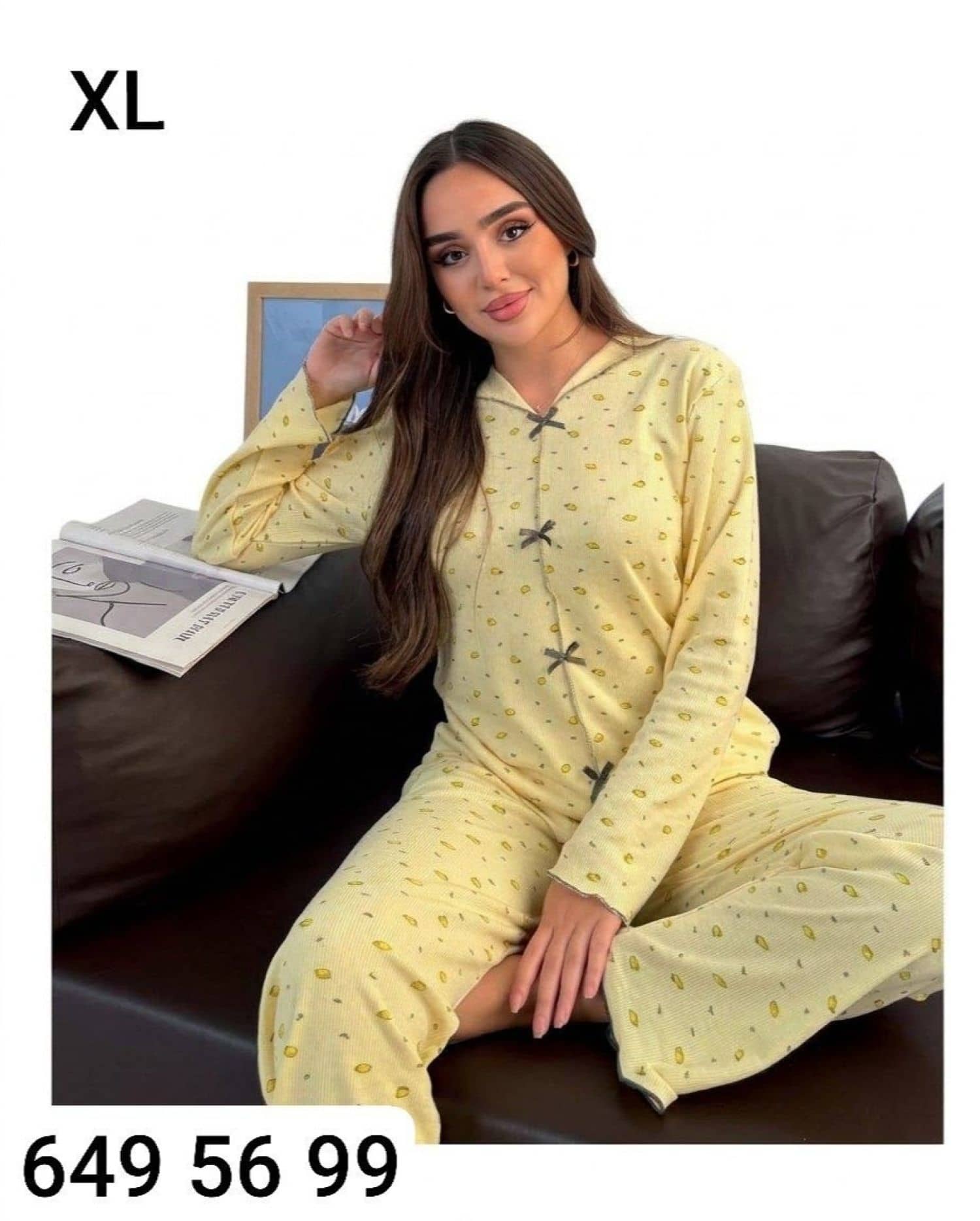 Cuffed Sleeve Pajamas M-800