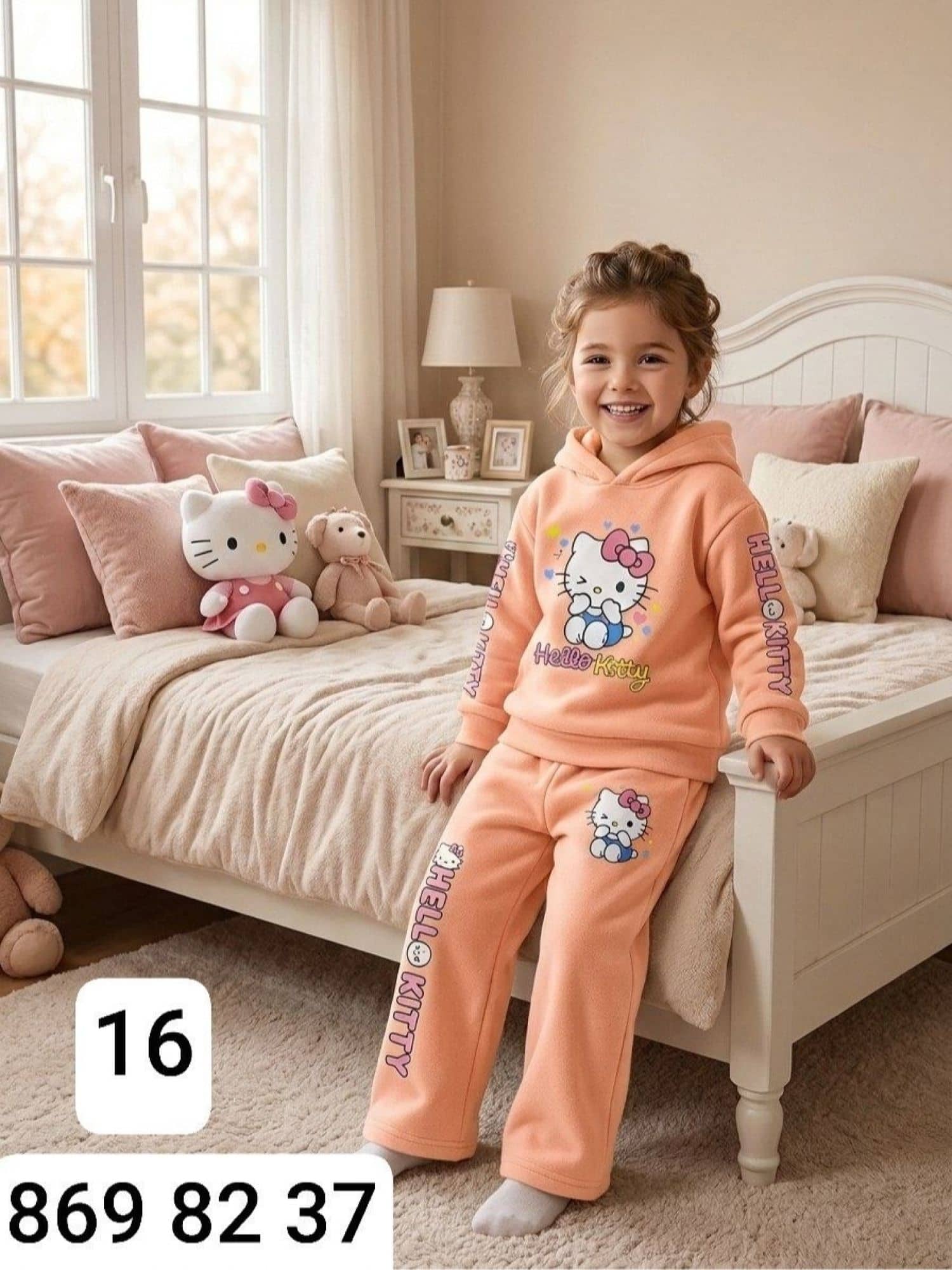 Kız Çocuk Hello Kitty Pijama