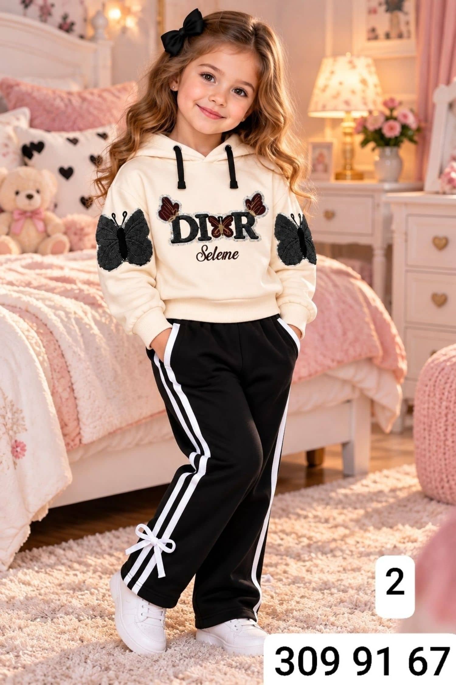 Kelebekli Bebek Pijama SE-DIOR