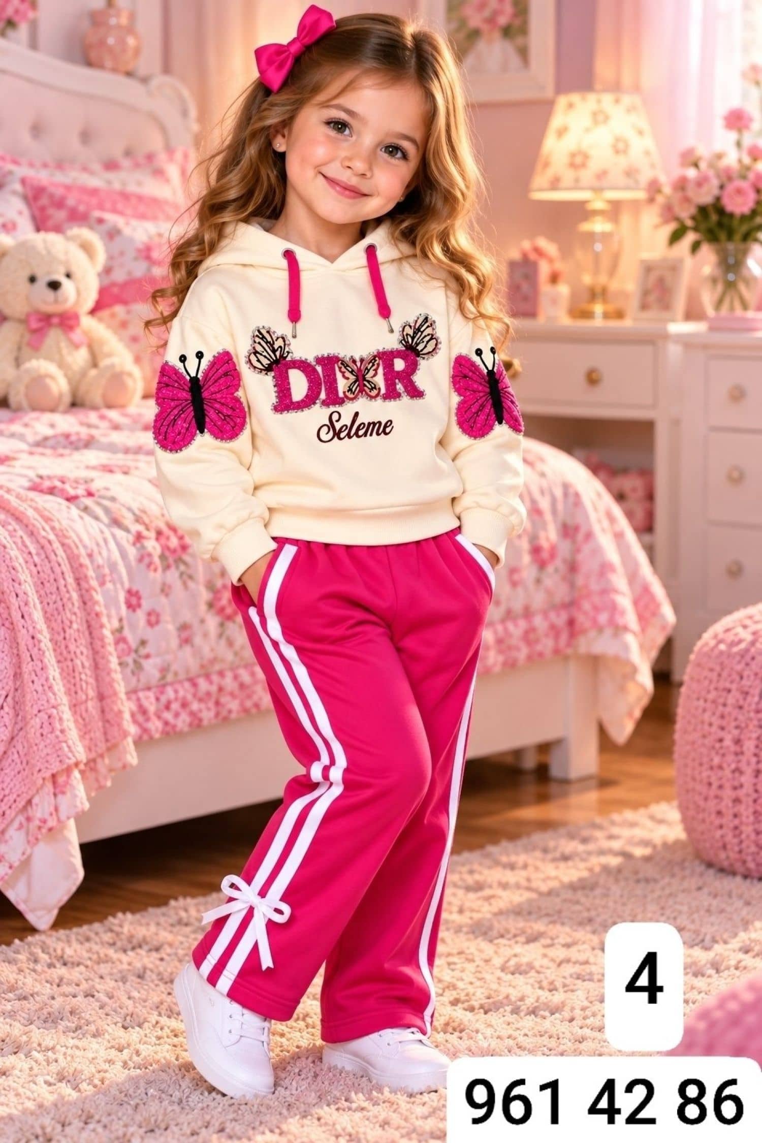 Kelebekli Bebek Pijama SE-DIOR