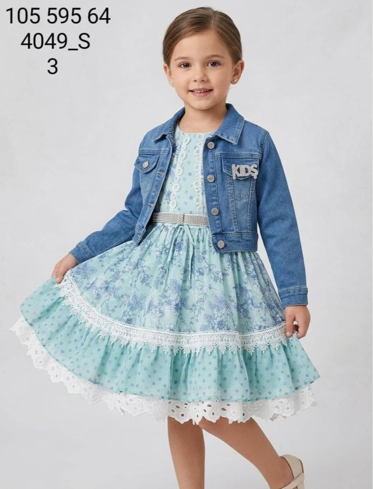 Girls' Dress 4049-S